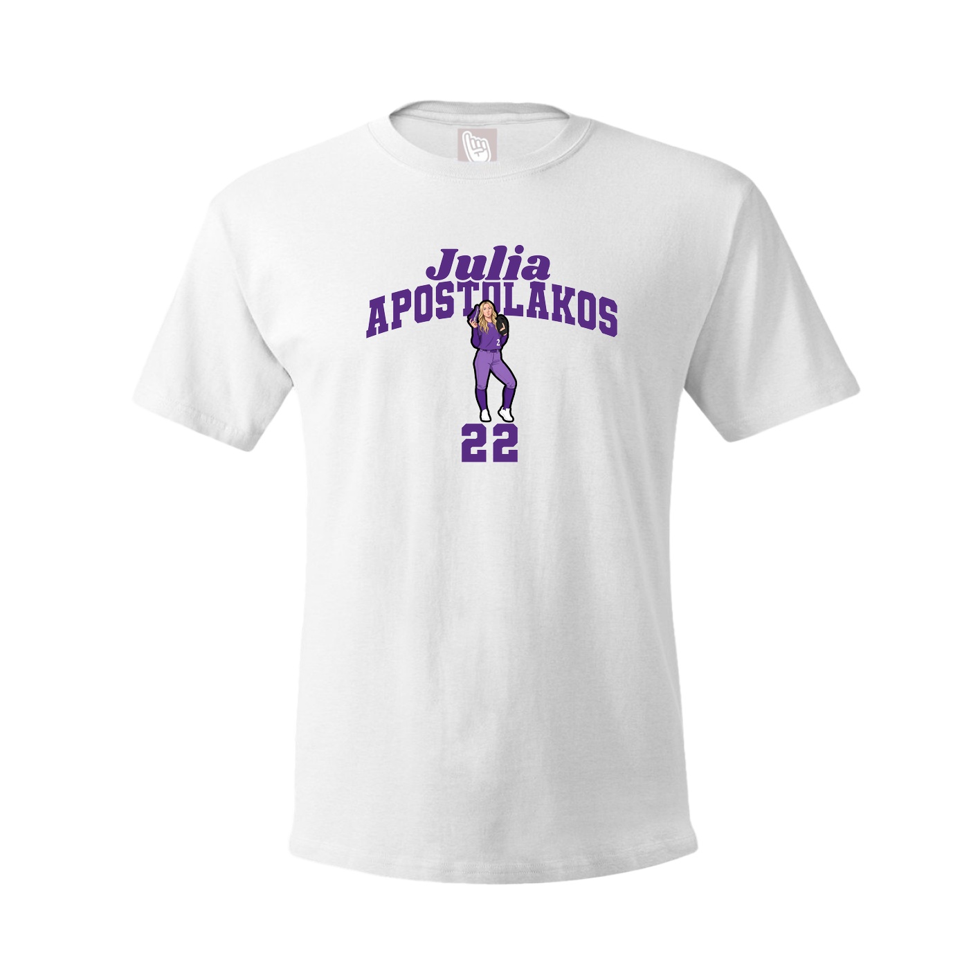 Youth Tee — Signature Arch in White