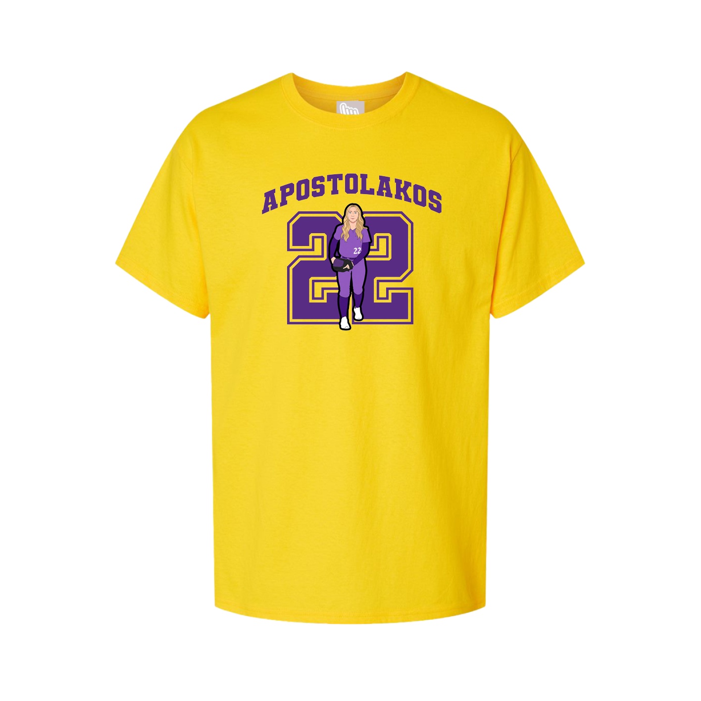 Tee — Number in Gold