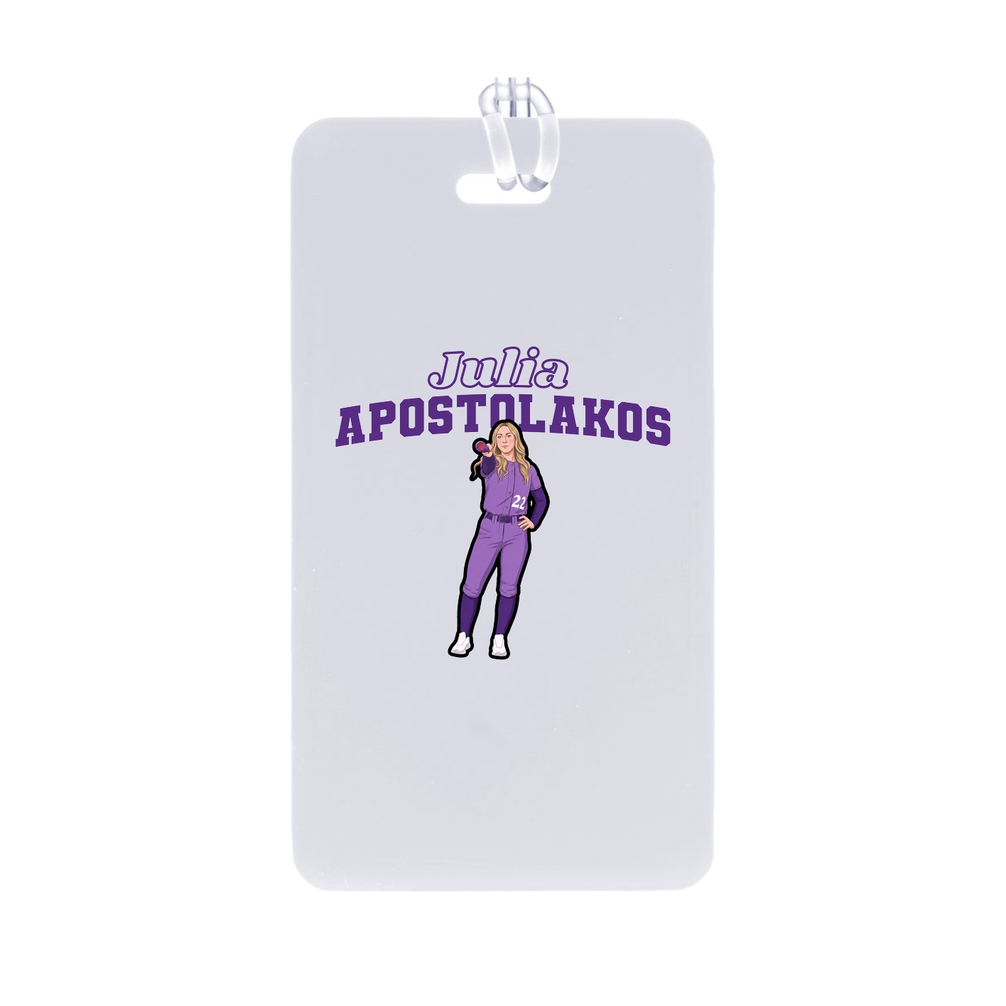 Bag Tag — Name Arch in Classic