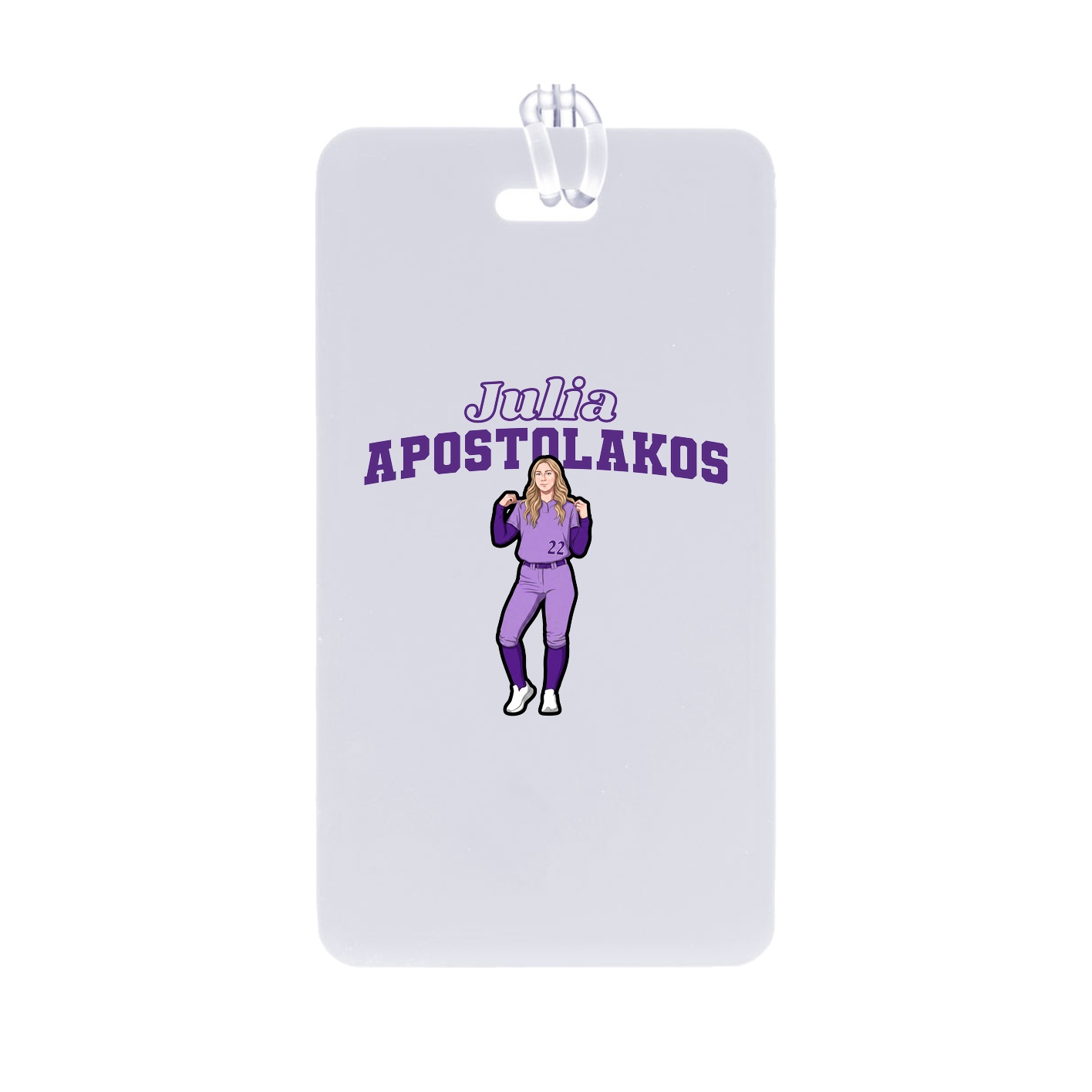 Bag Tag — Name Arch in Classic