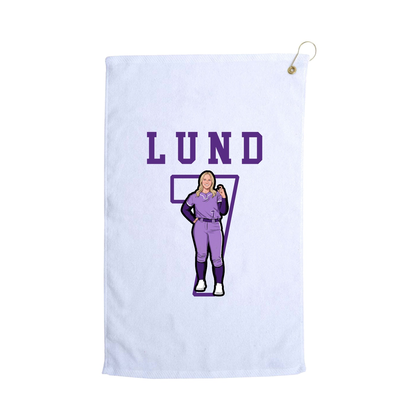 Golf Towel — Shirsey in White