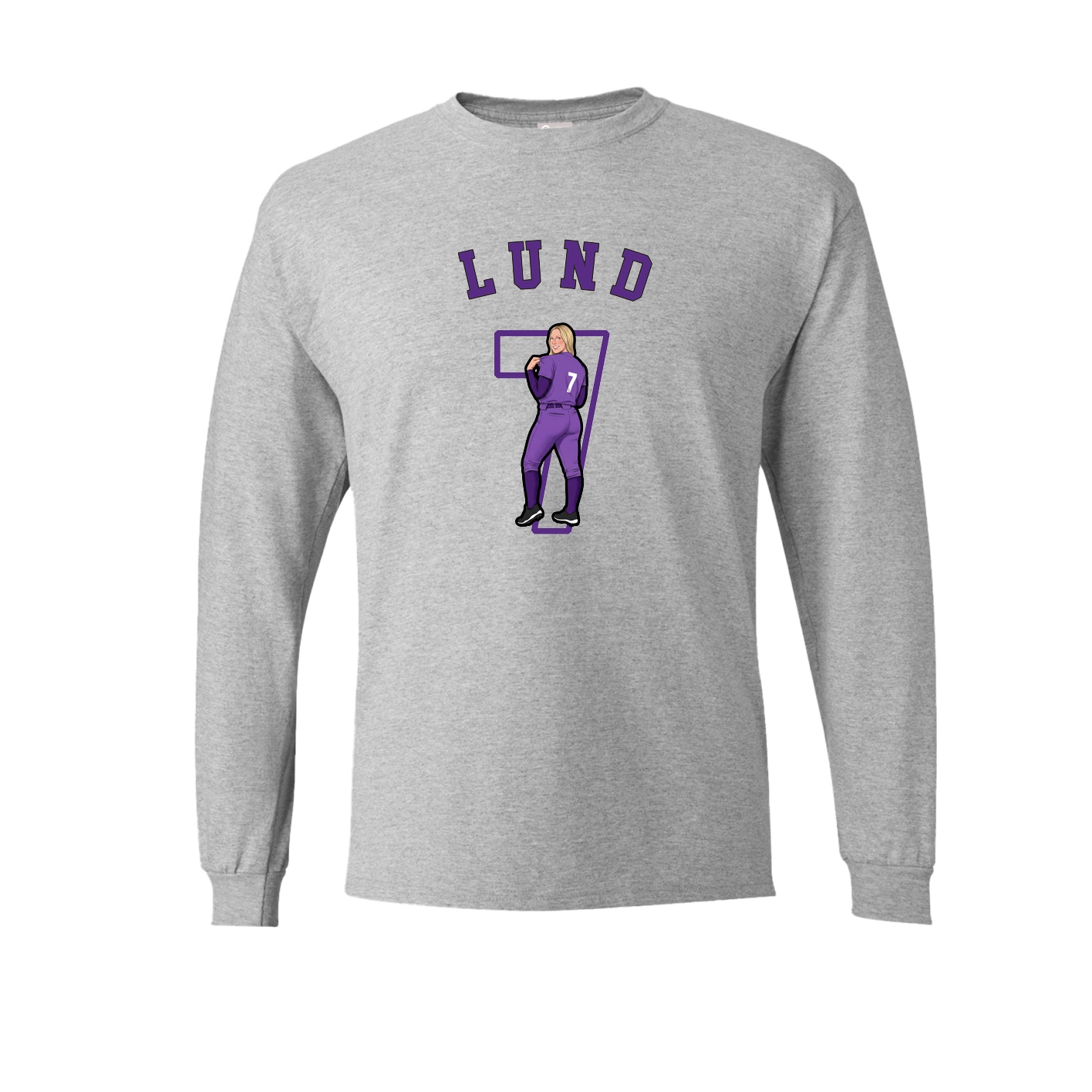 Long Sleeve Tee — Shirsey Arch in Grey