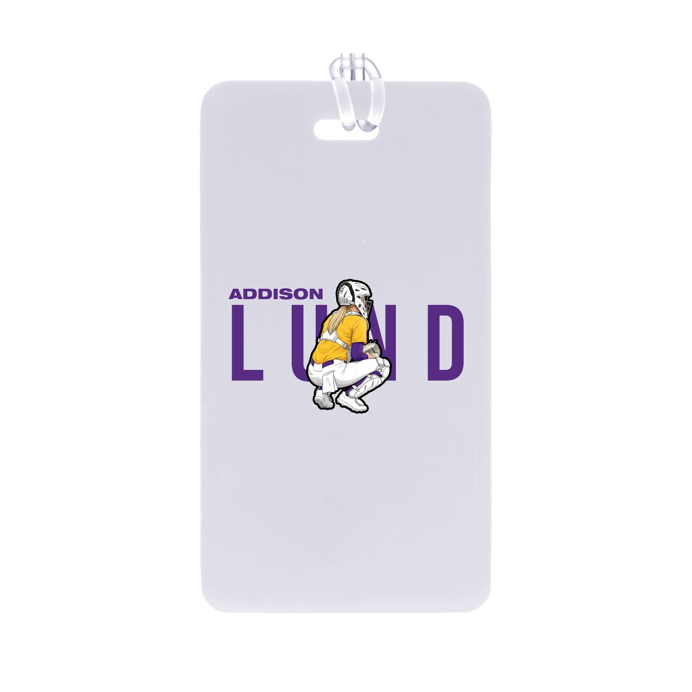 Bag Tag — Player Name in Classic
