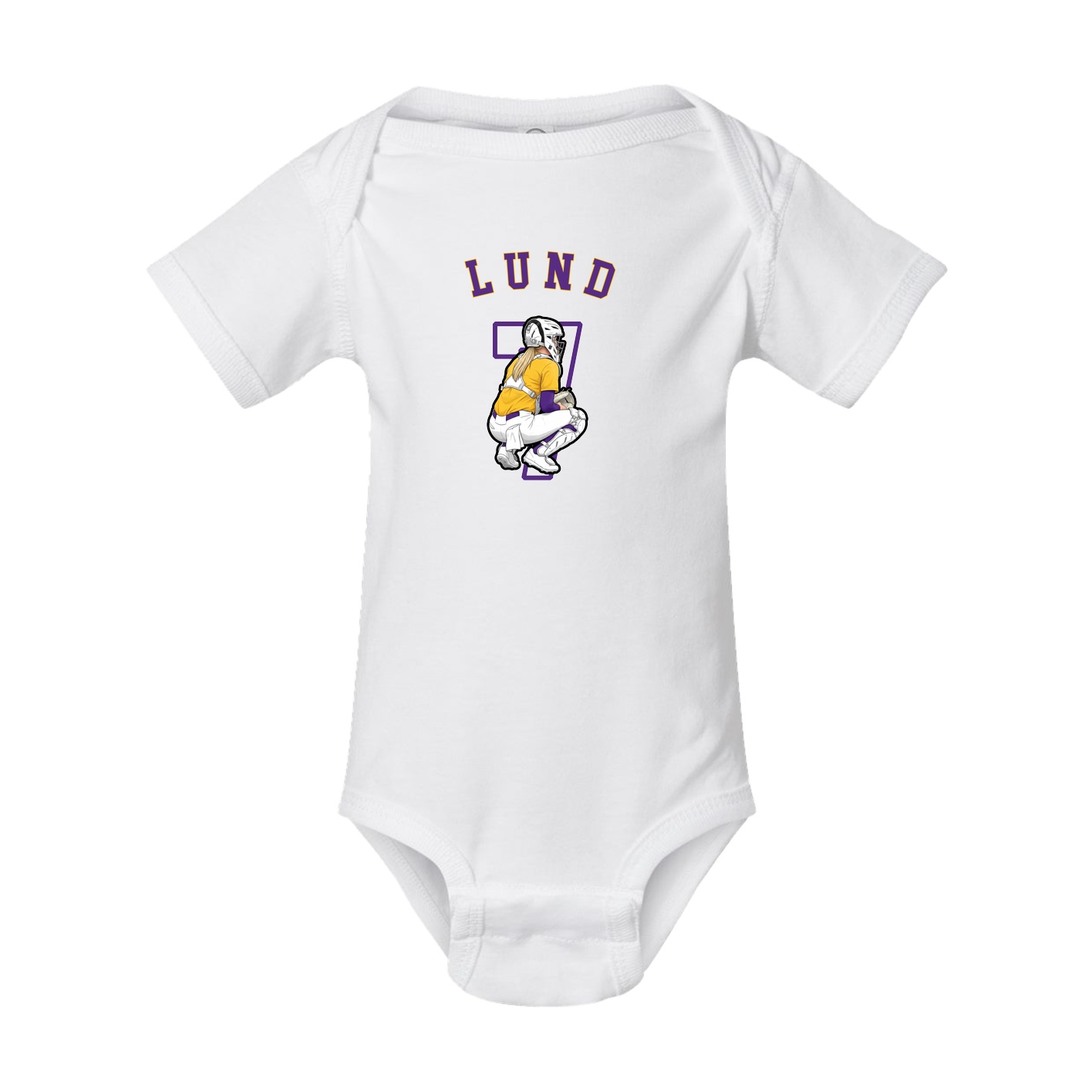 Baby Onesie — Shirsey Arch in White