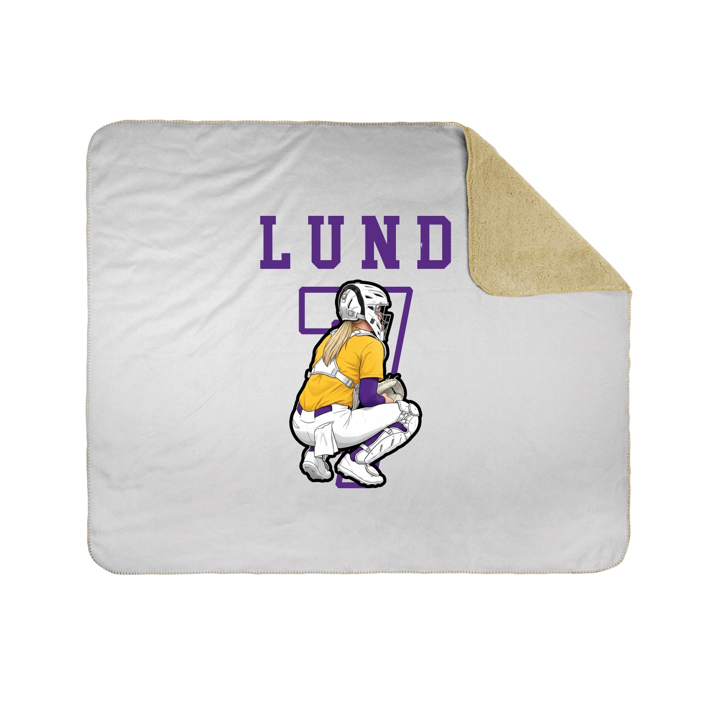 Throw Blanket — Shirsey in White
