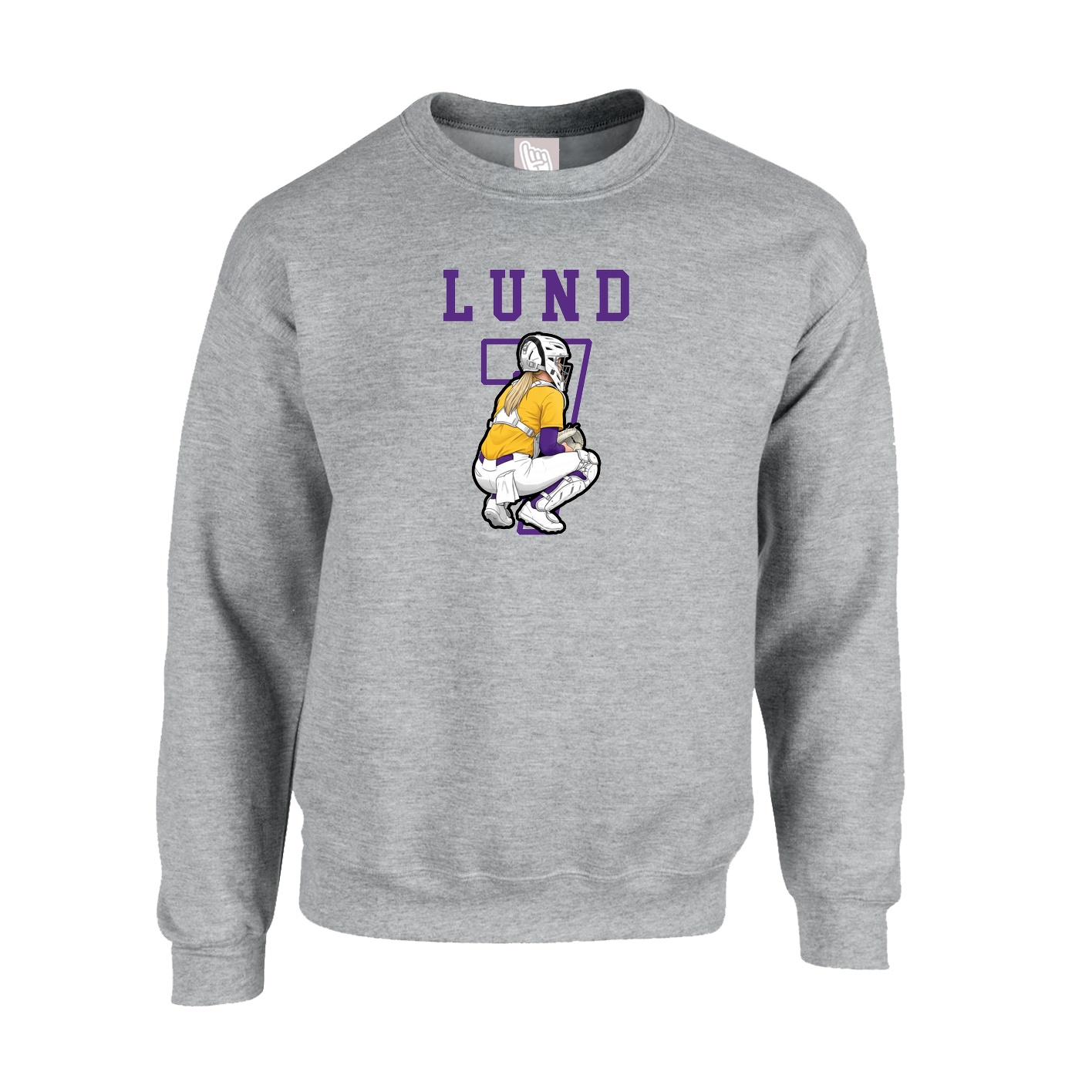 Fleece Crew — Shirsey in Grey