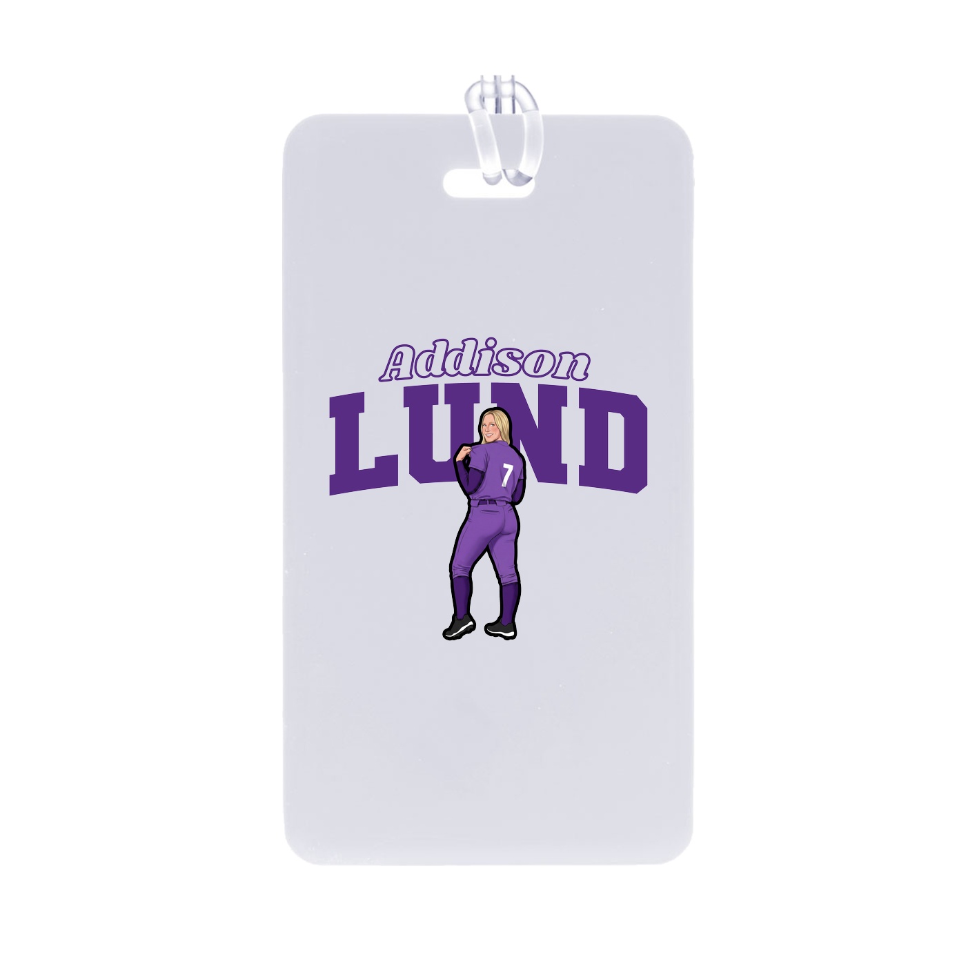 Bag Tag — Name Arch in Classic