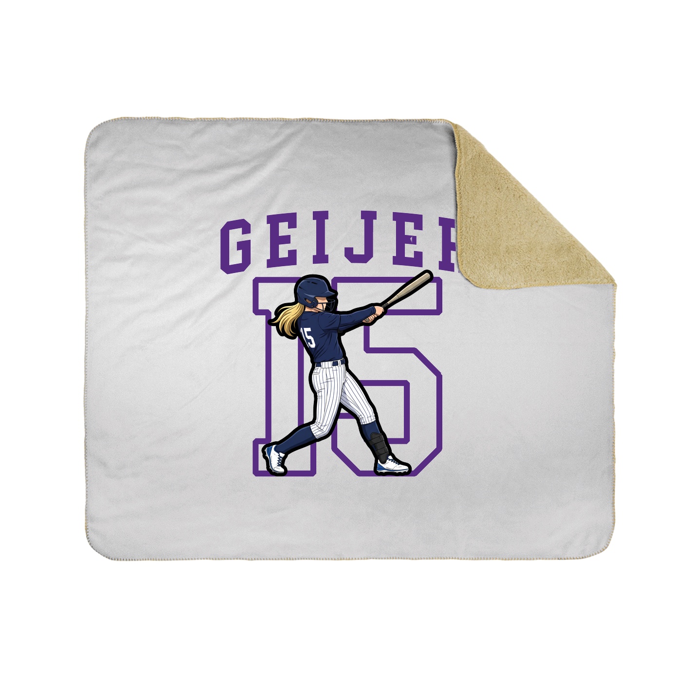 Throw Blanket — Shirsey in White