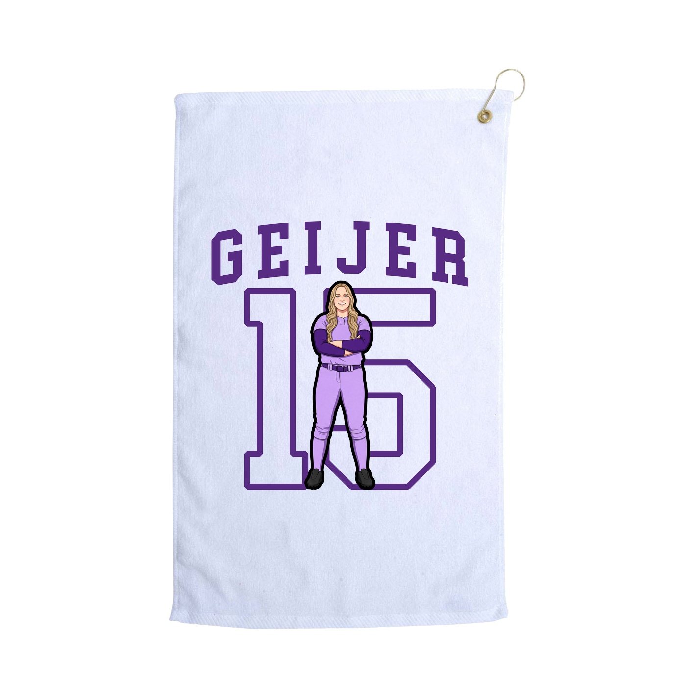 Golf Towel — Shirsey in White