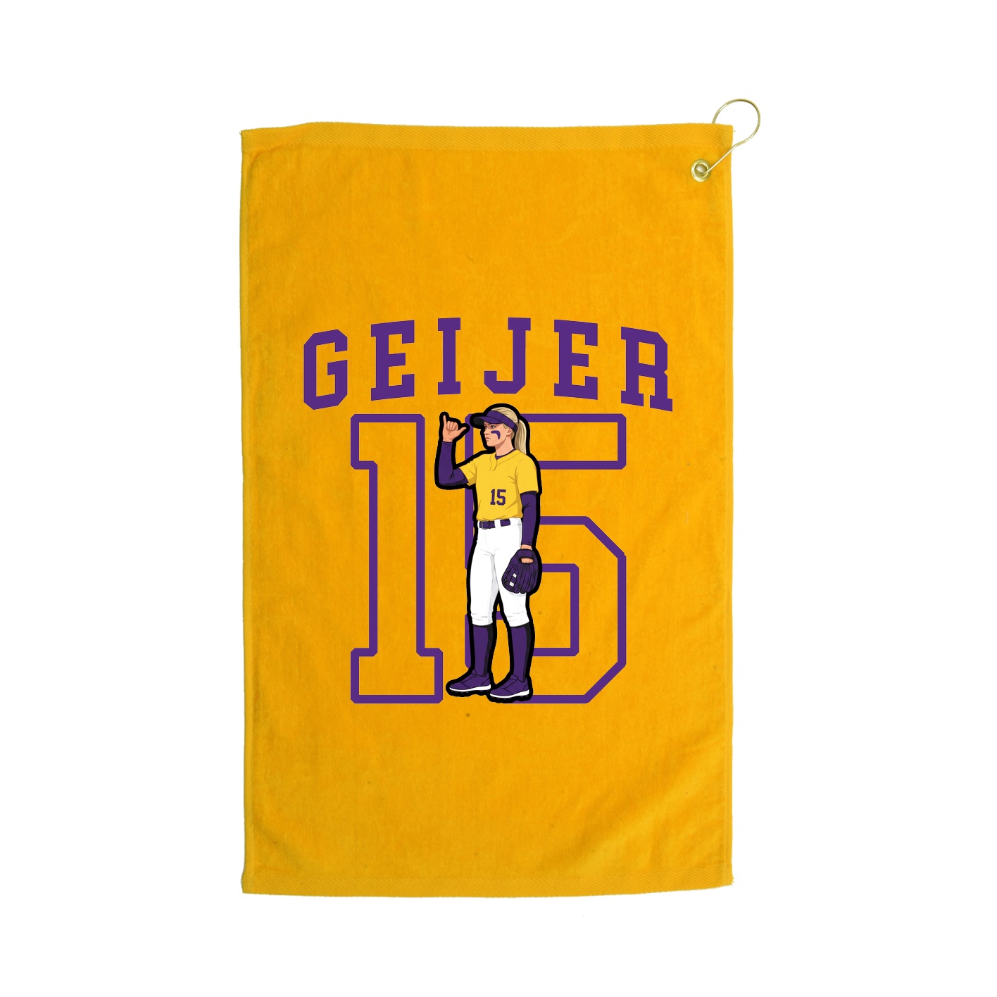 Golf Towel — Shirsey in Gold