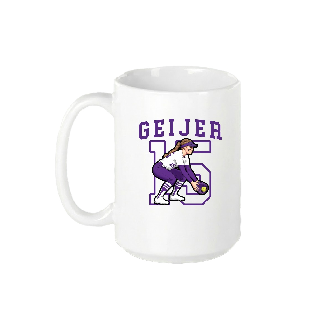 15oz Coffee Mug — Shirsey in White