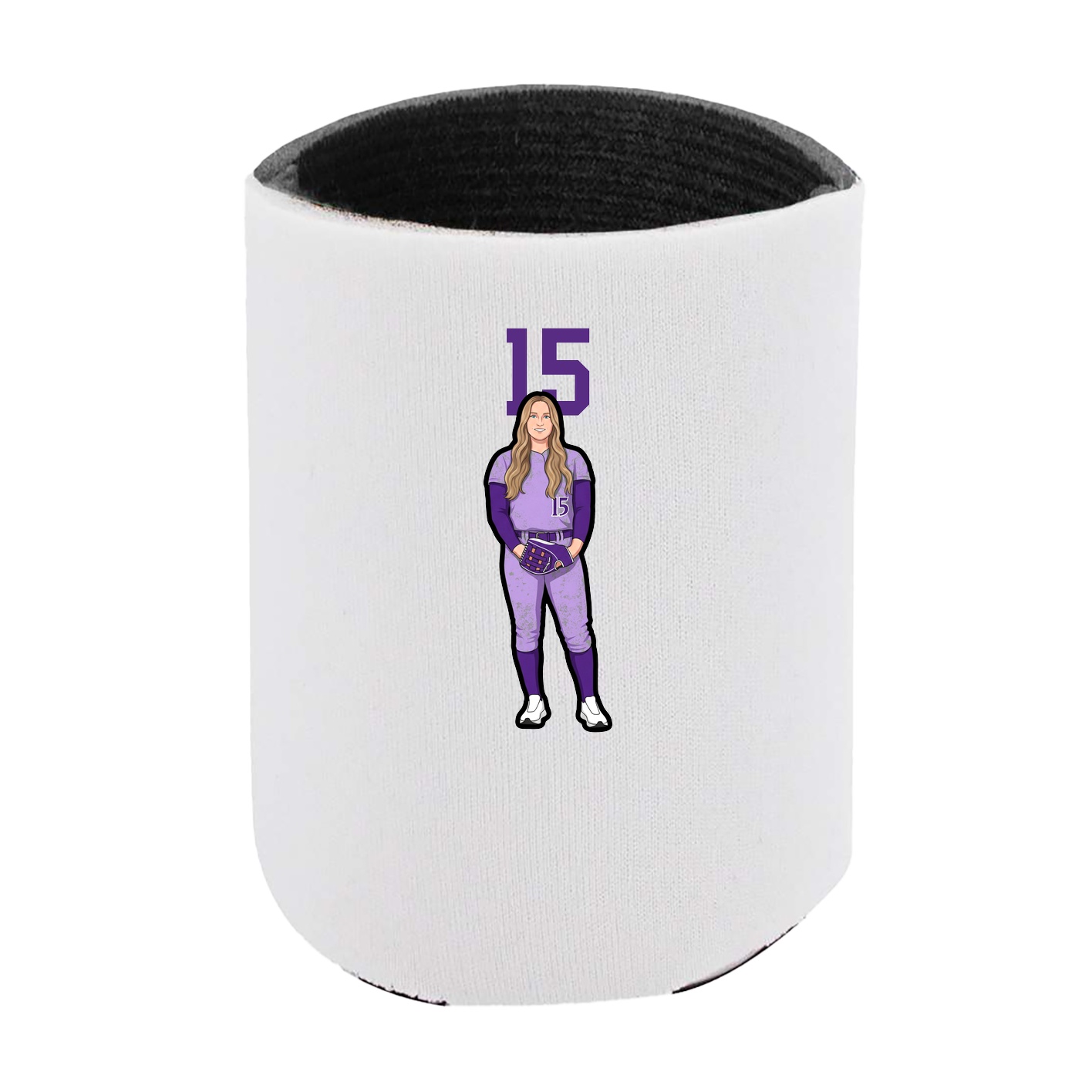Can Holder — Number Top in White