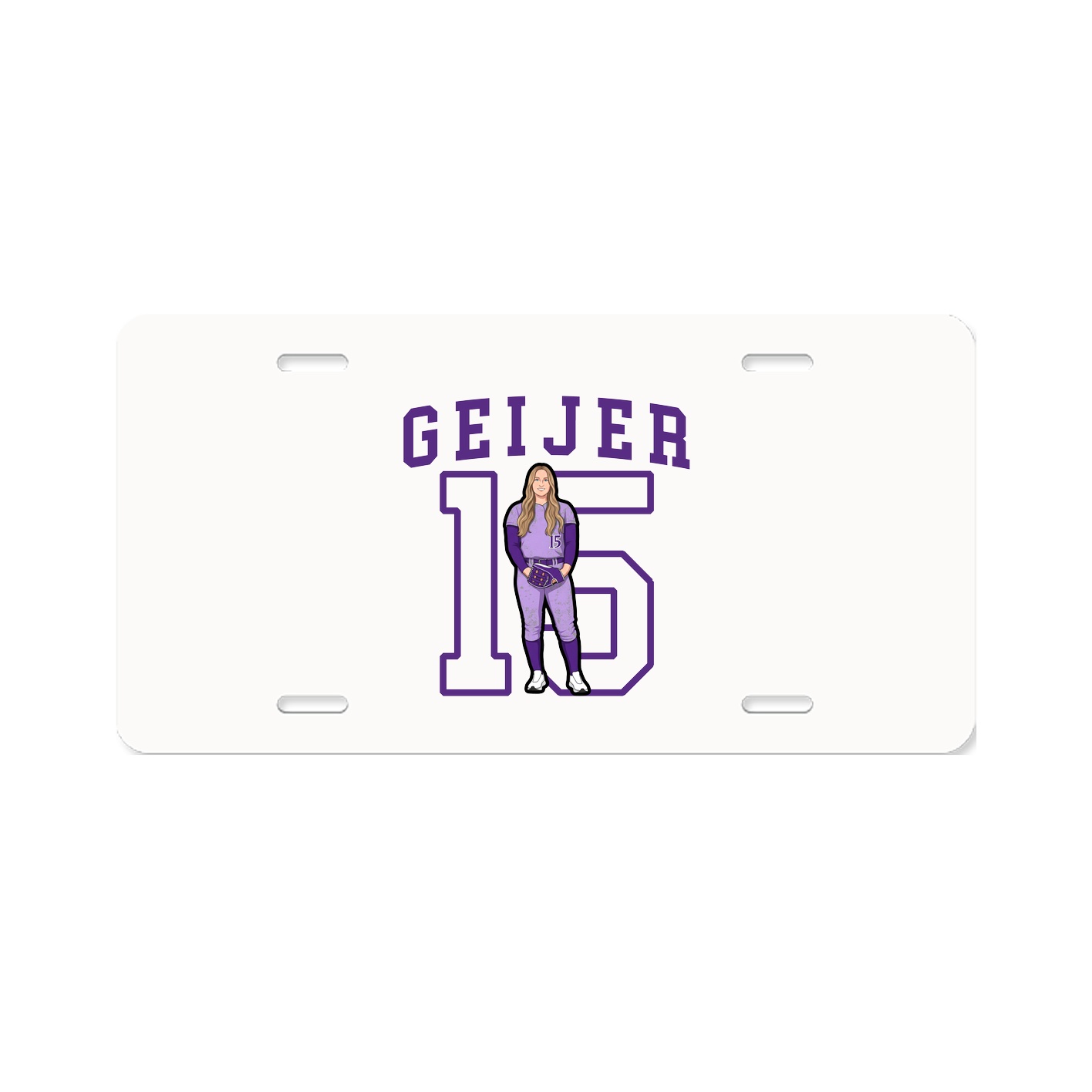 Aluminum License Plate