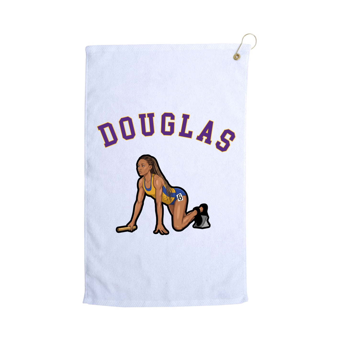 Golf Towel — Shirsey Arch in White