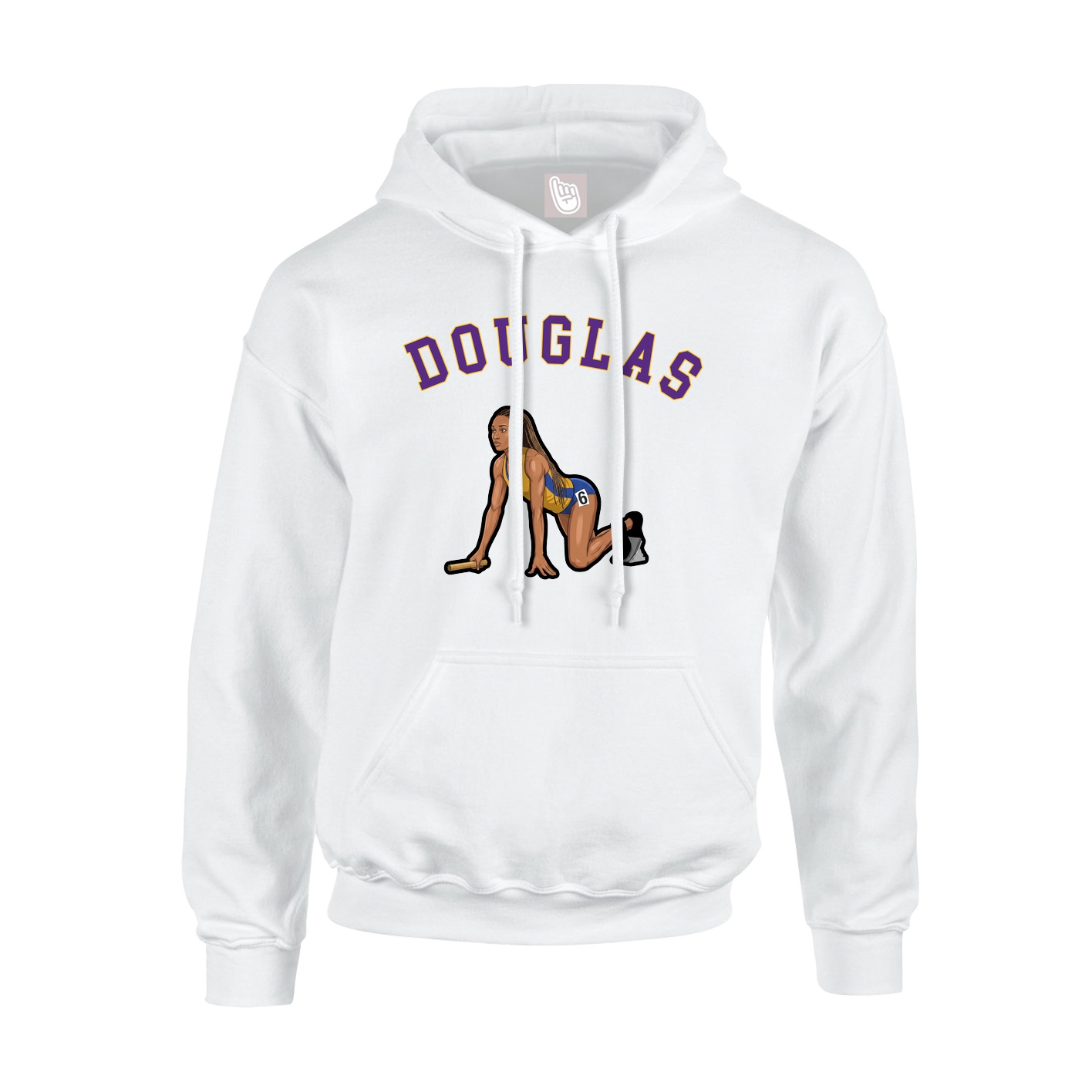 Hoodie — Shirsey Arch in White