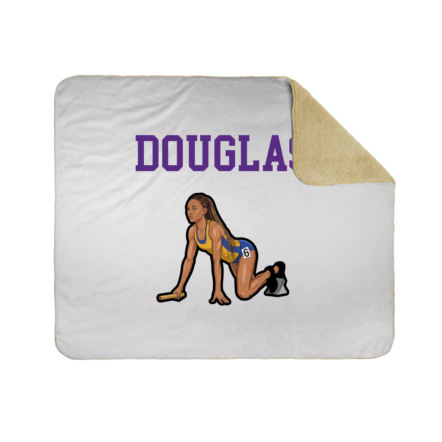 Throw Blanket — Shirsey in White