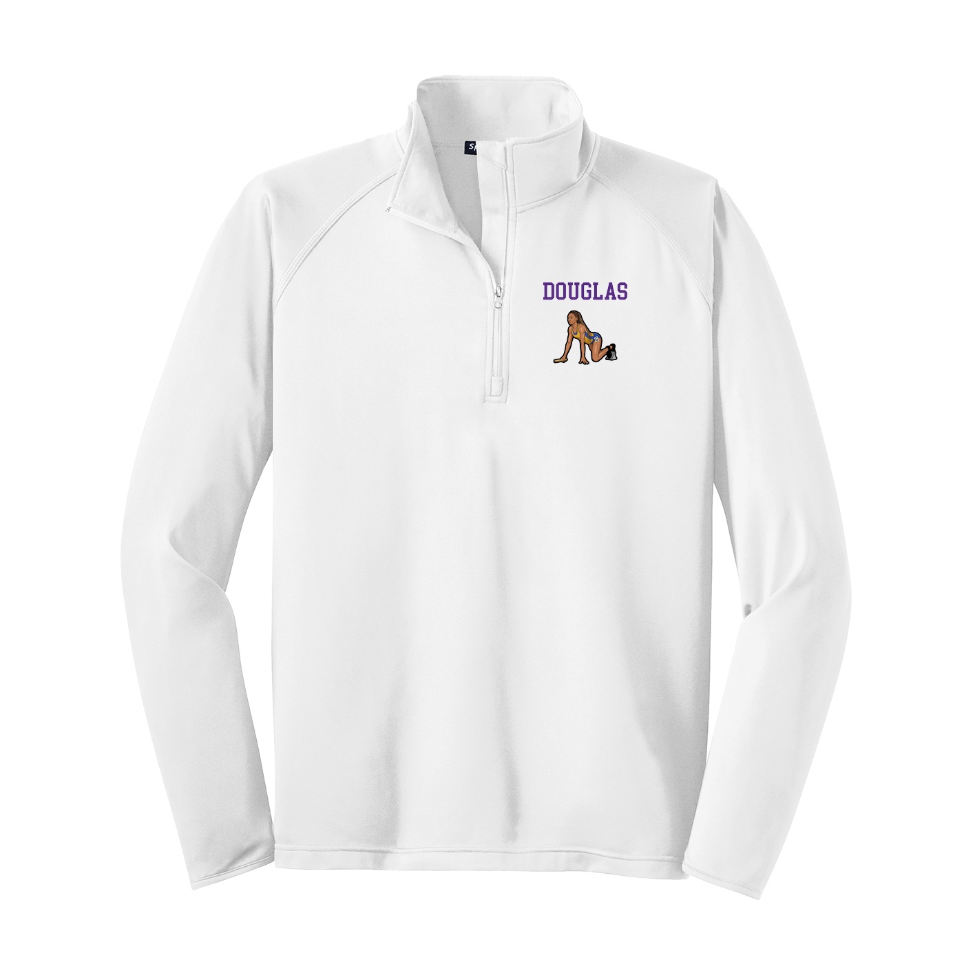 Q-Zip Pullover — Shirsey in White