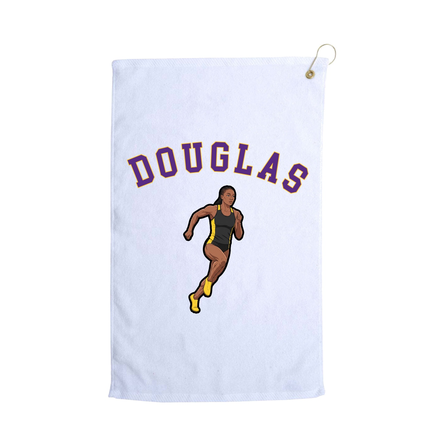 Golf Towel — Shirsey Arch in White
