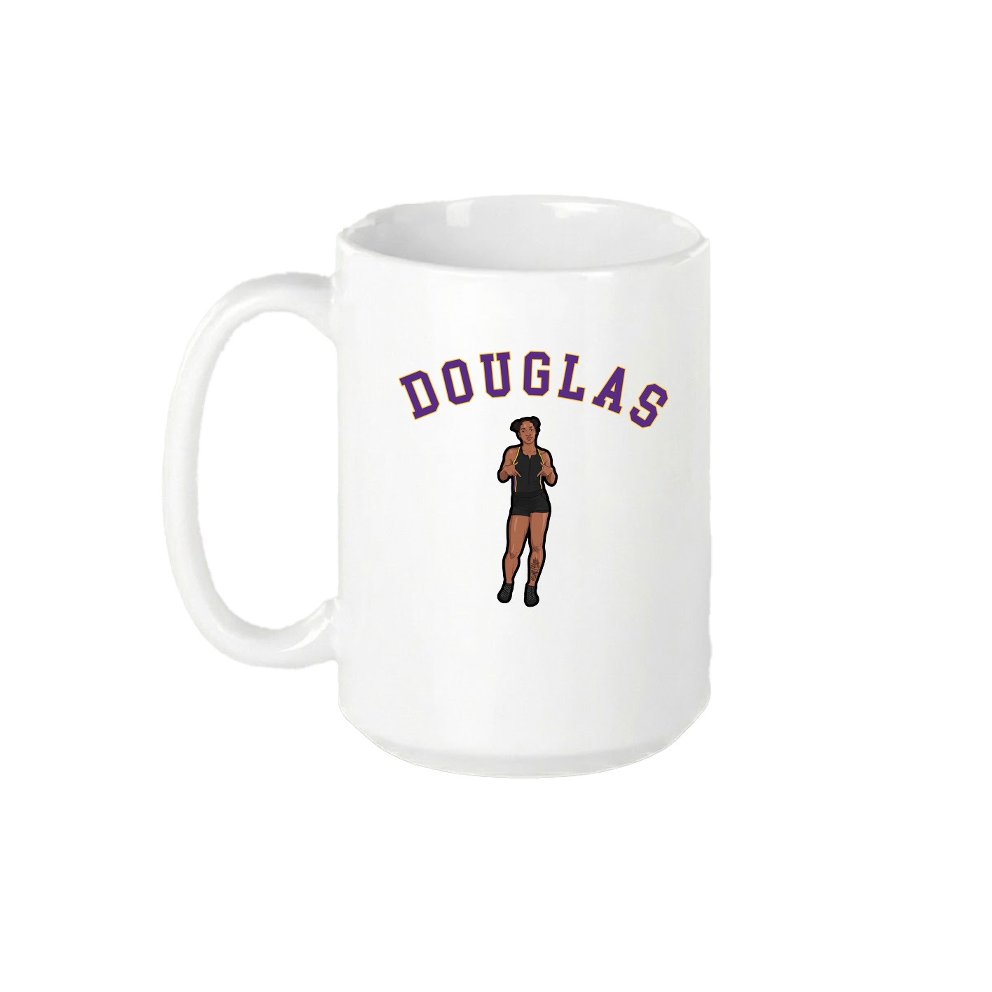 15oz Coffee Mug — Shirsey Arch in White