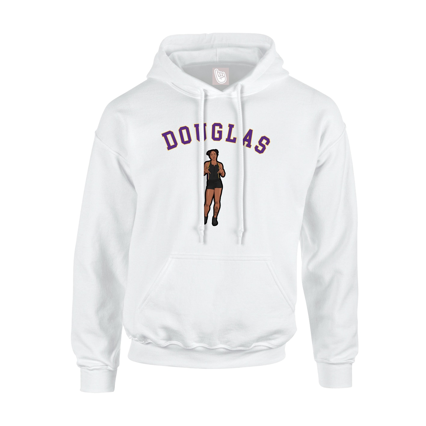 Hoodie — Shirsey Arch in White