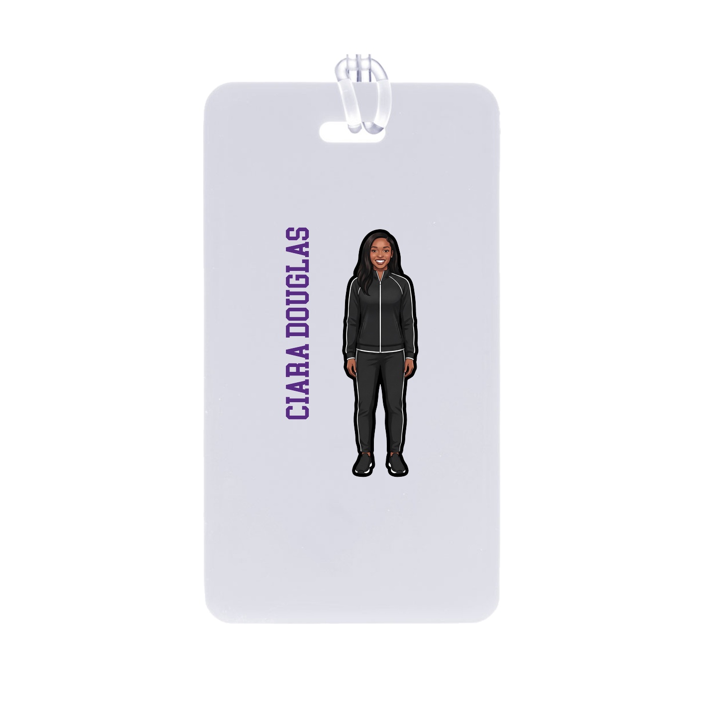 Bag Tag — Name Vertical in Classic