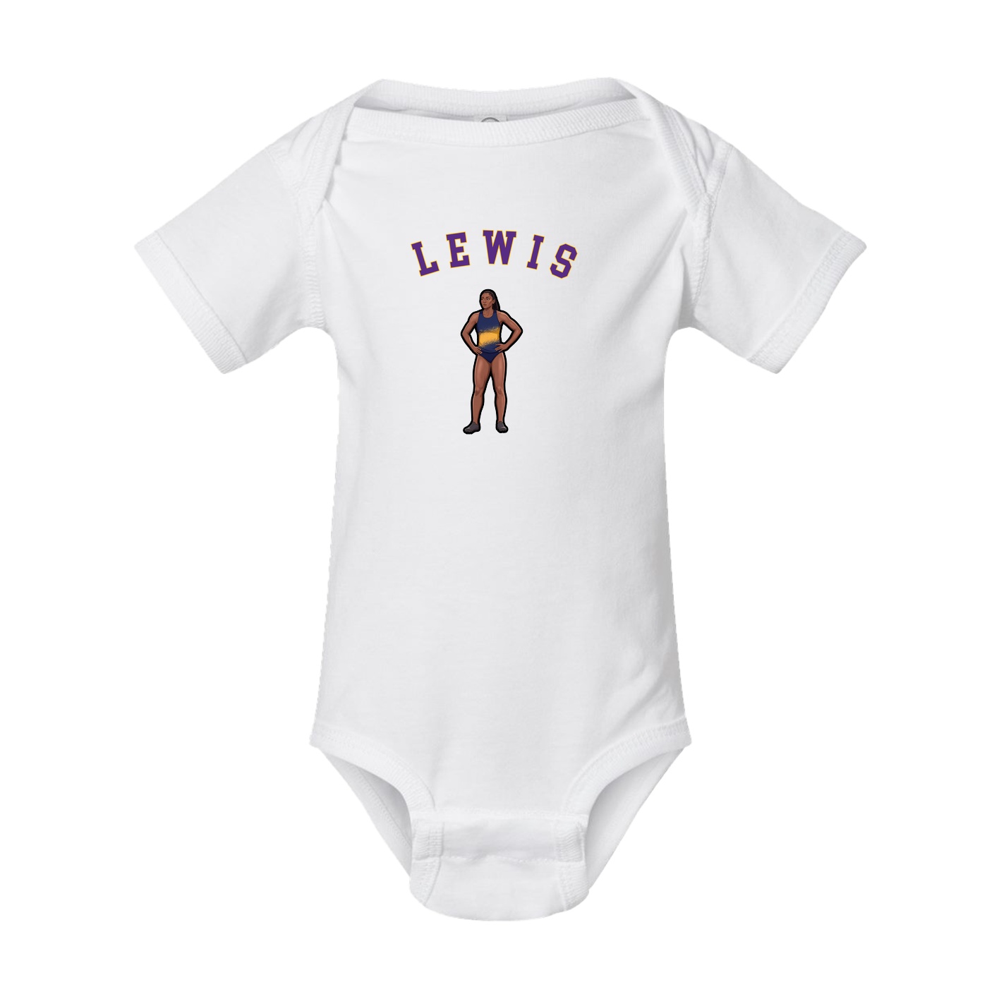 Baby Onesie — Shirsey Arch in White
