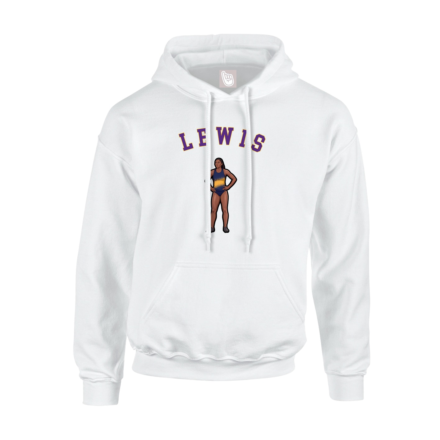 Hoodie — Shirsey Arch in White