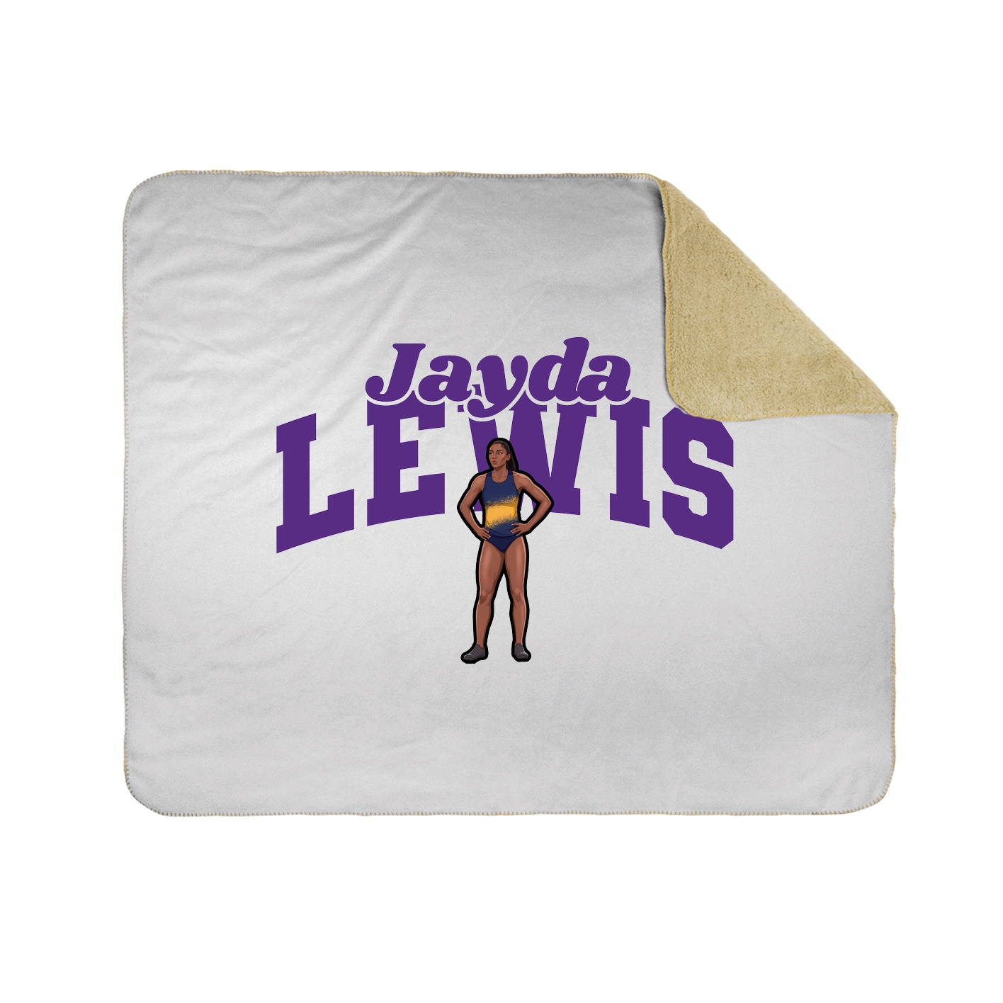 Throw Blanket — Signature Arch in White