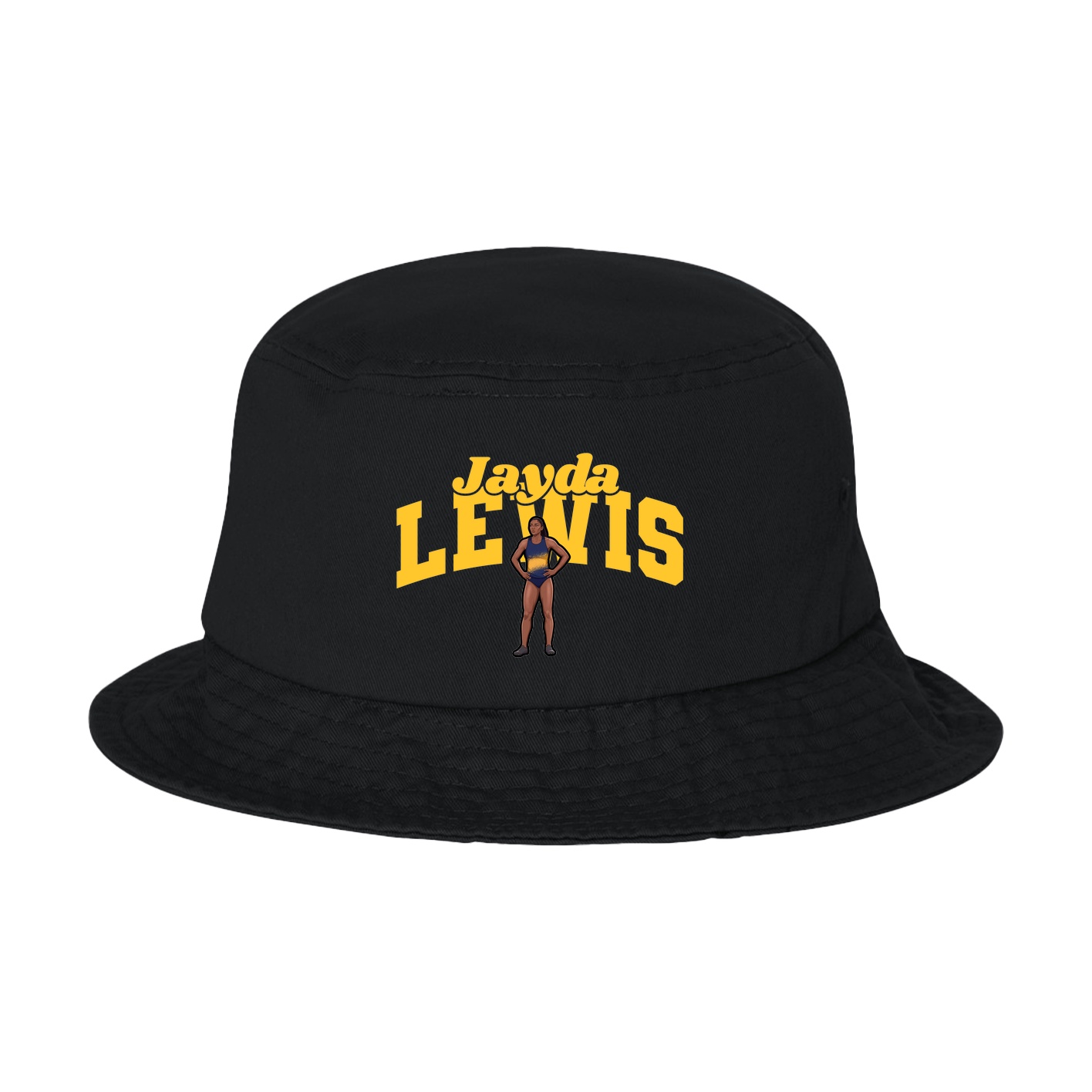 Bucket Cap — Signature Arch in Black