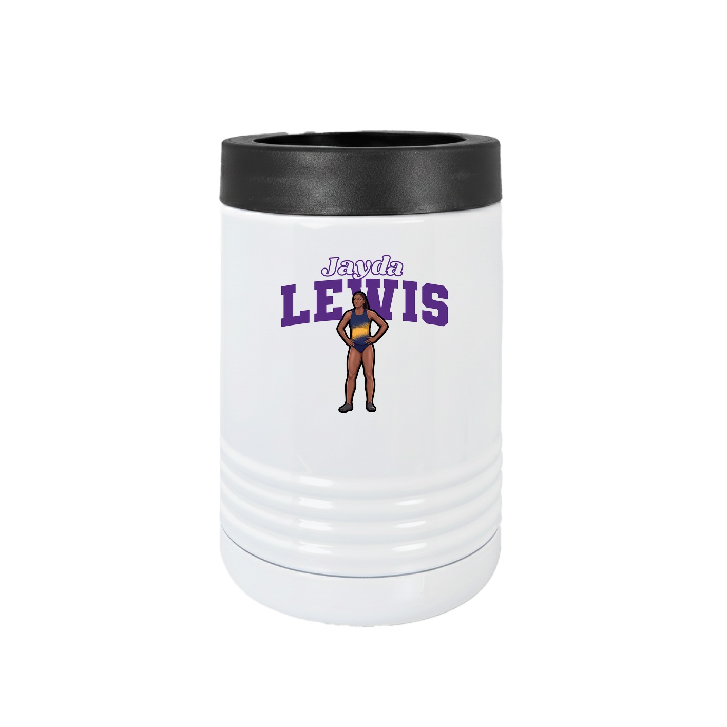 Beverage Holder — Name Arch in White