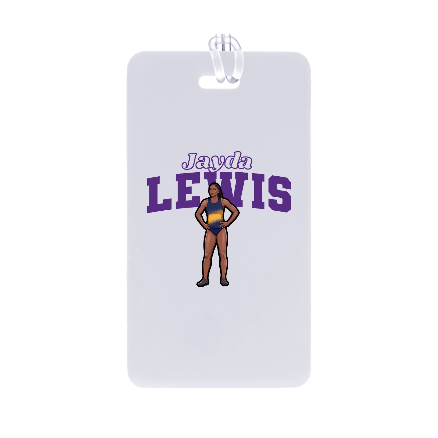 Bag Tag — Name Arch in Classic