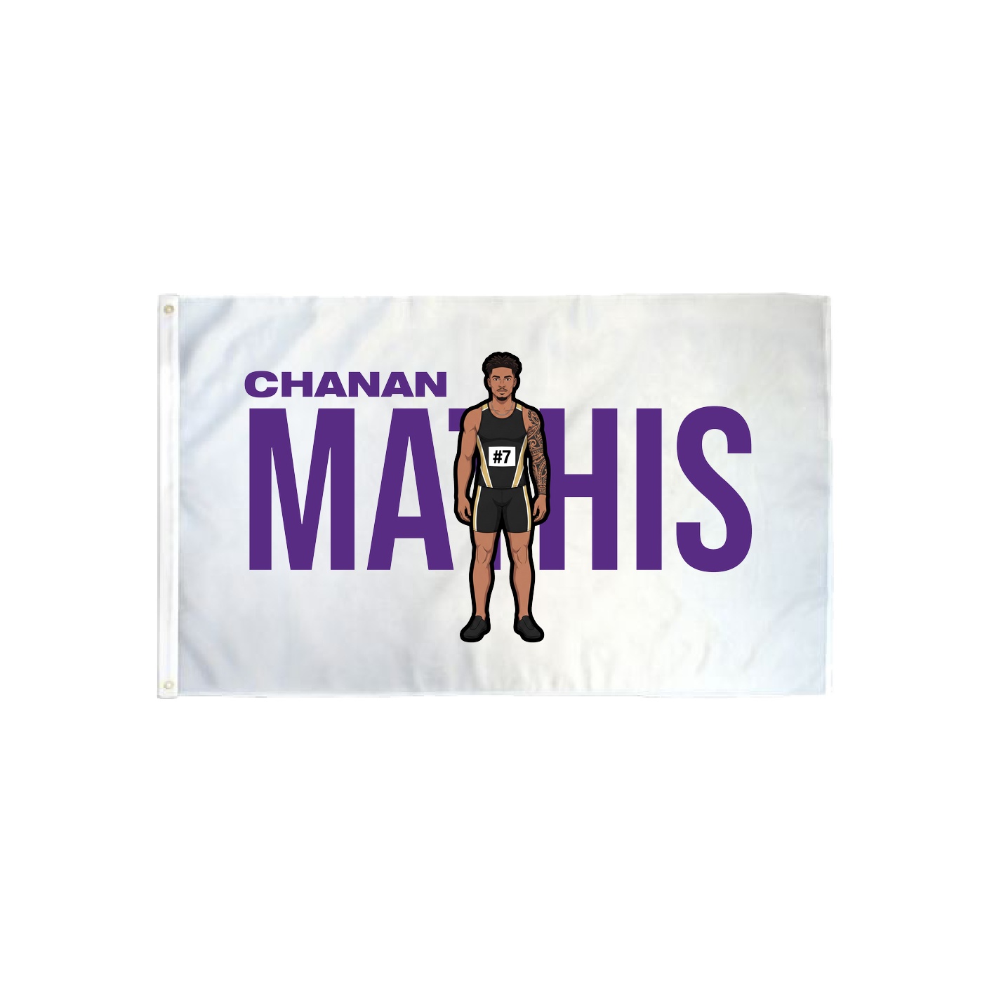 3x5 Flag — Player Name in Classic