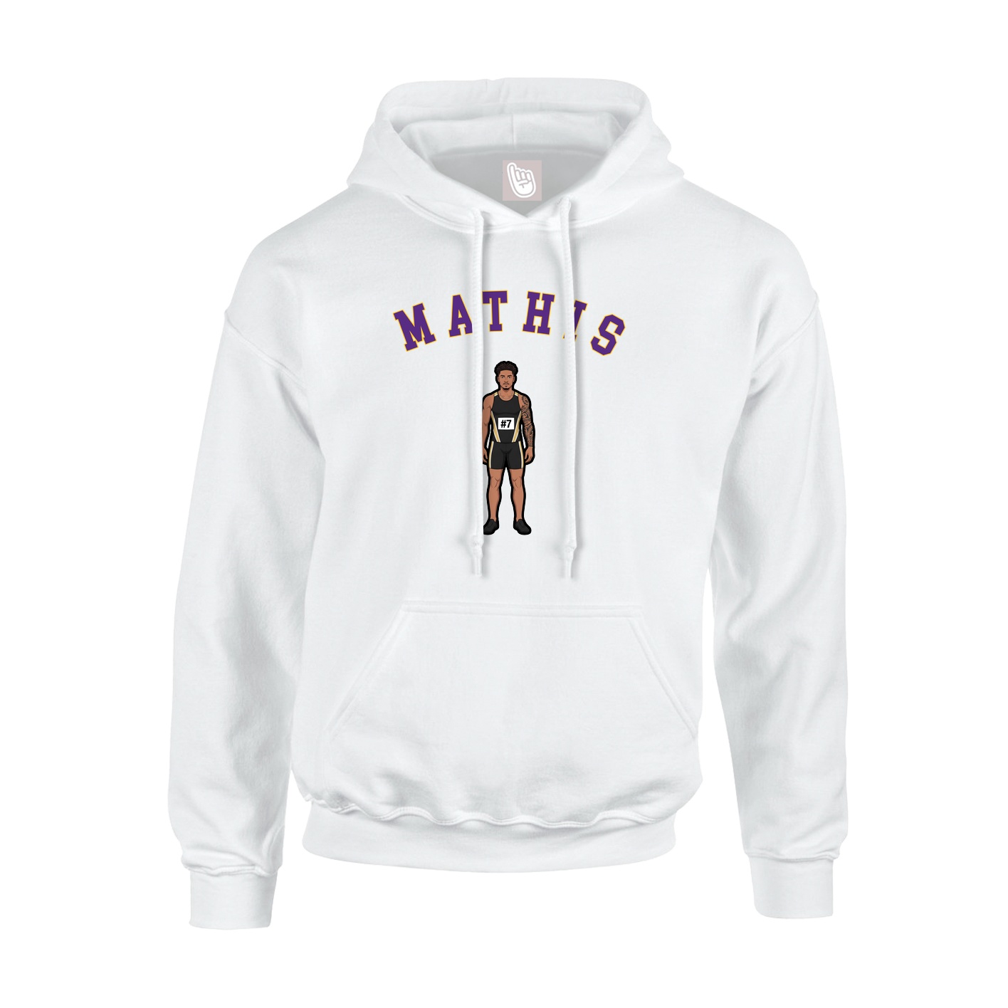 Hoodie — Shirsey Arch in White