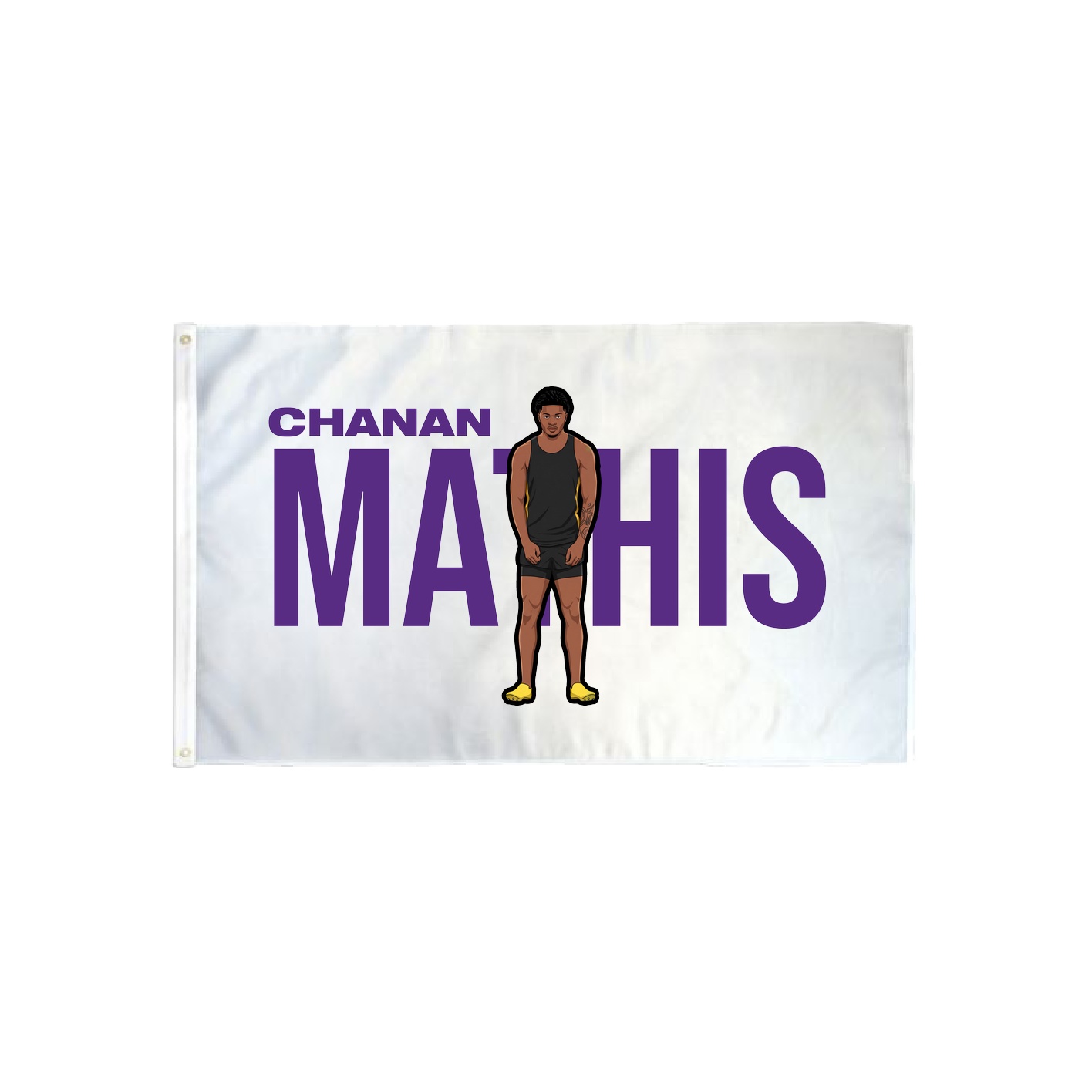 3x5 Flag — Player Name in Classic
