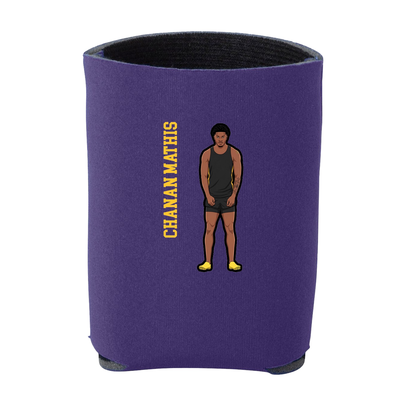 Can Holder — Name Vertical in Purple