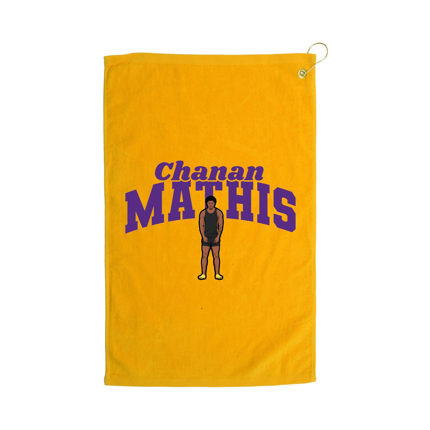 Golf Towel — Signature Arch in Gold
