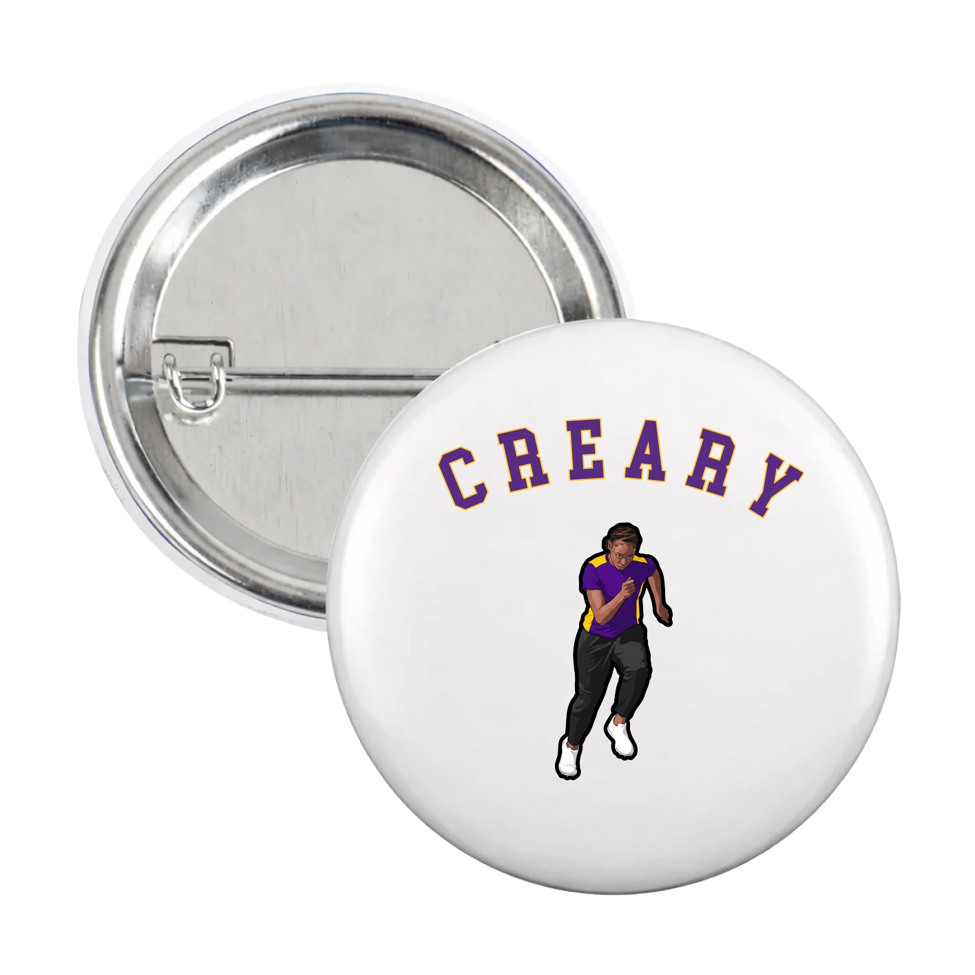 Game Day Button — Shirsey Arch in White
