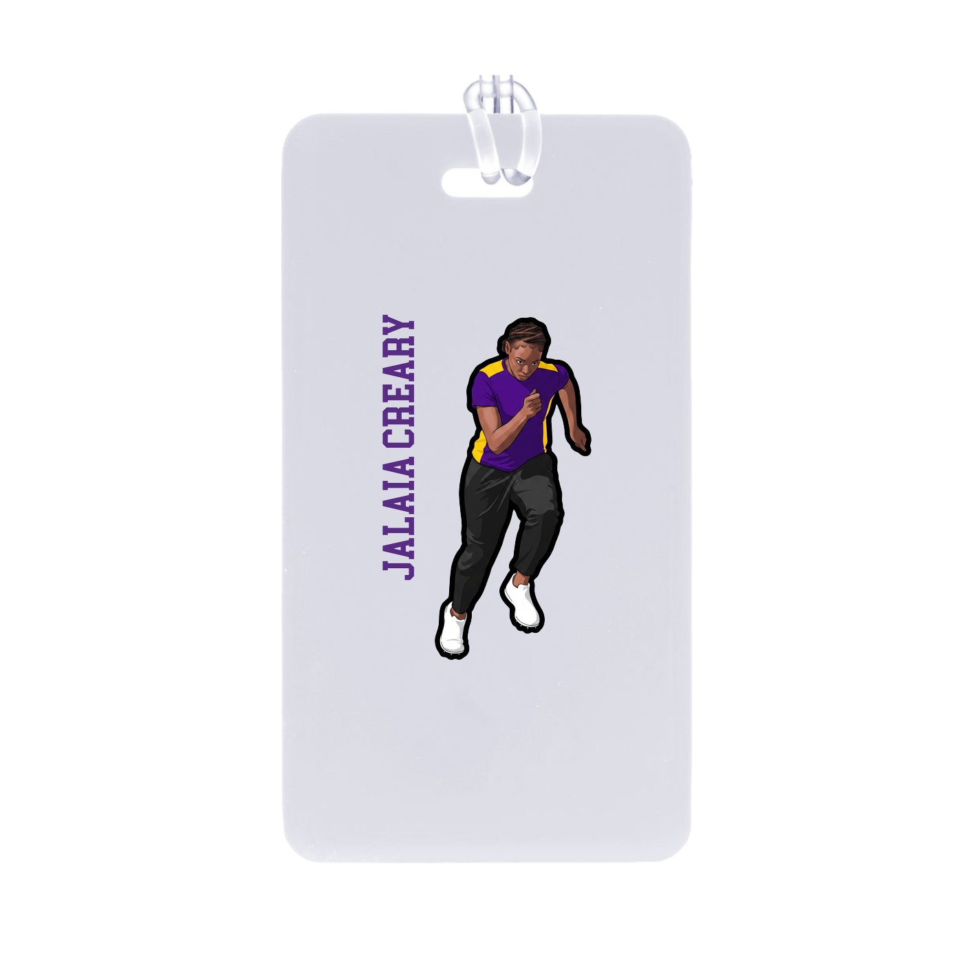 Bag Tag — Name Vertical in Classic