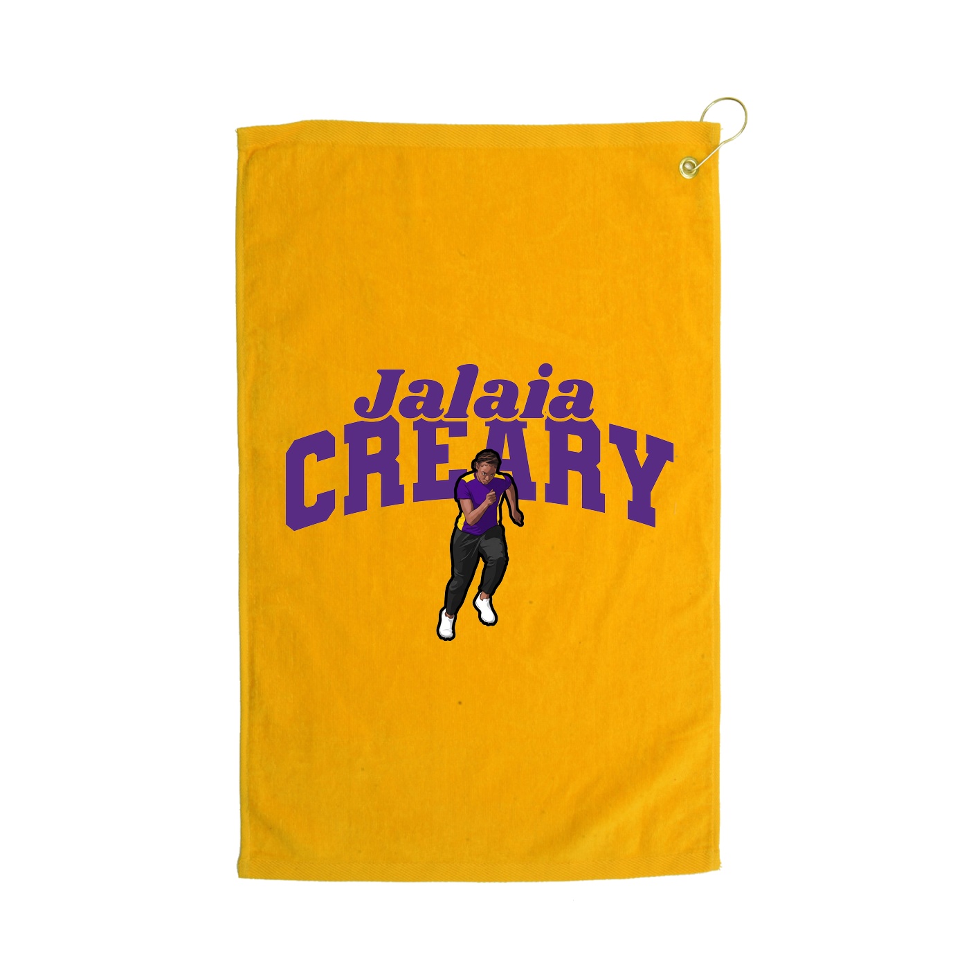 Golf Towel — Signature Arch in Gold