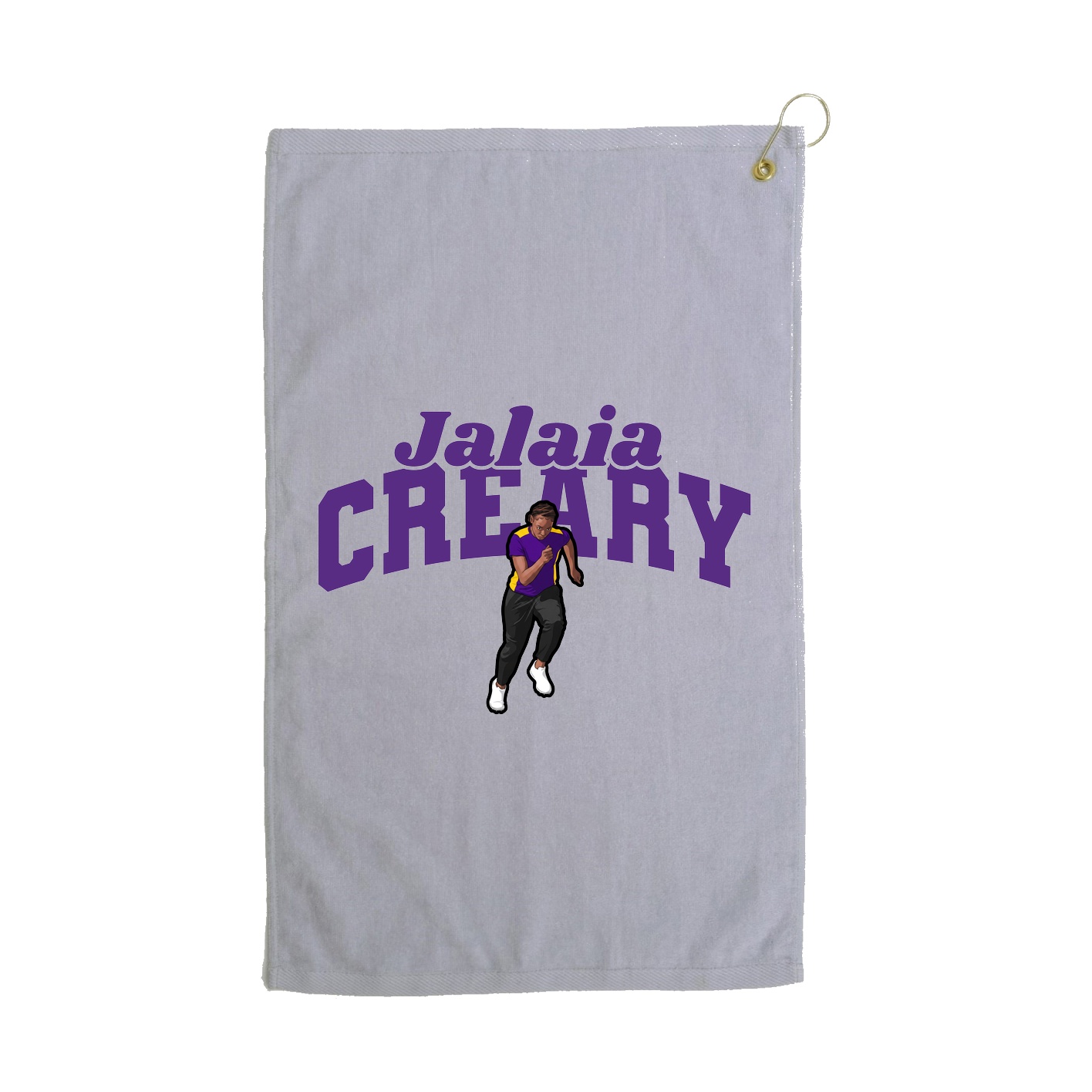 Golf Towel — Signature Arch in Grey