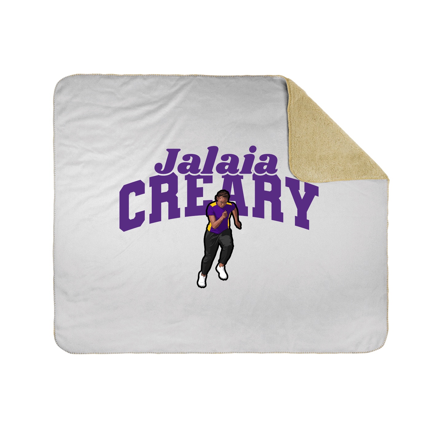 Throw Blanket — Signature Arch in White
