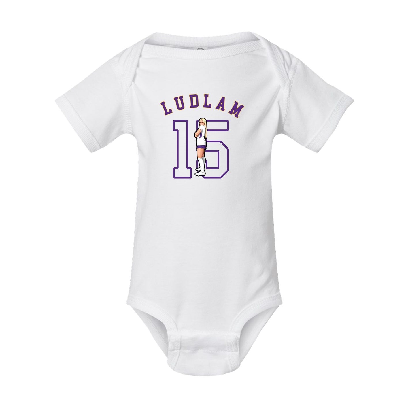 Baby Onesie — Shirsey Arch in White