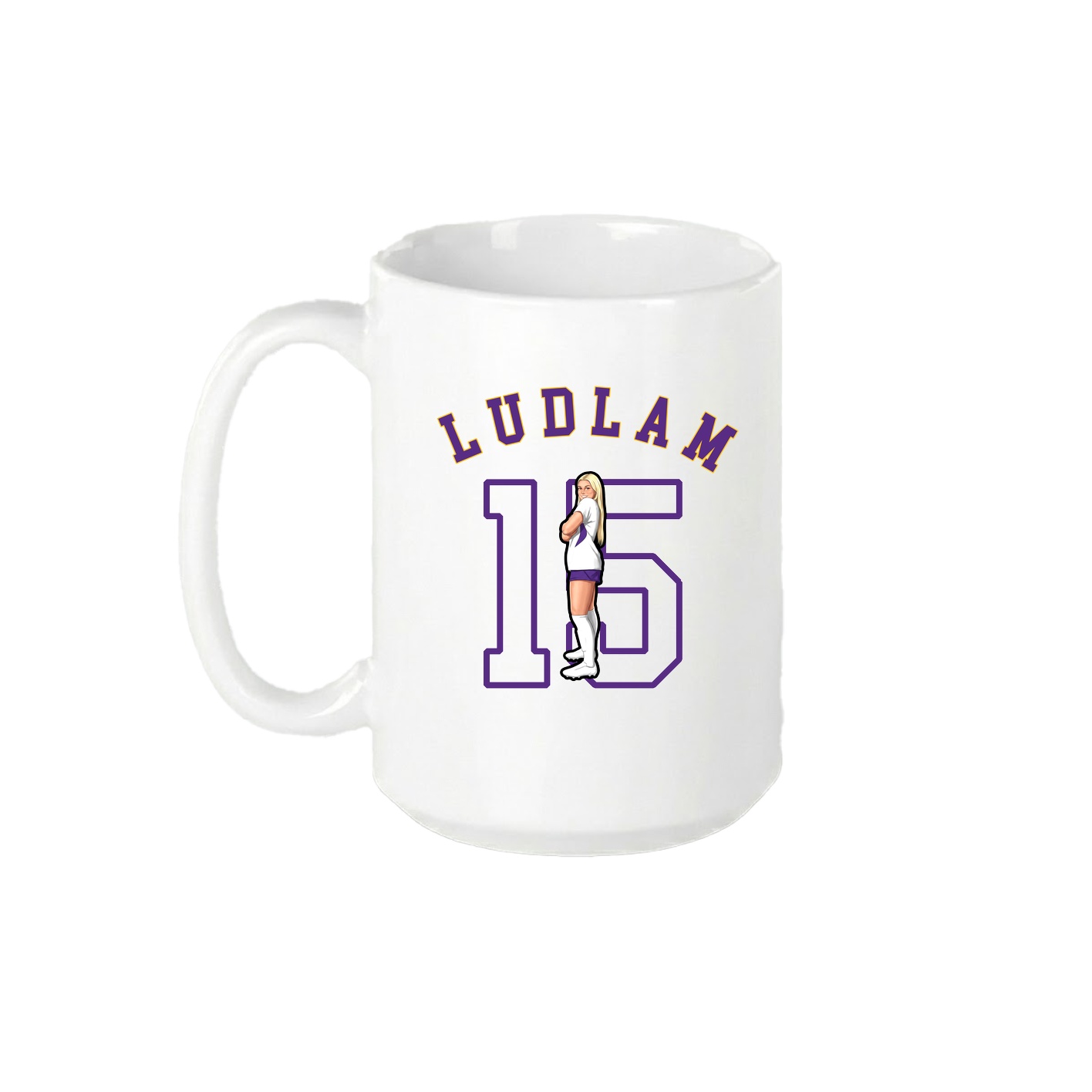 15oz Coffee Mug — Shirsey Arch in White