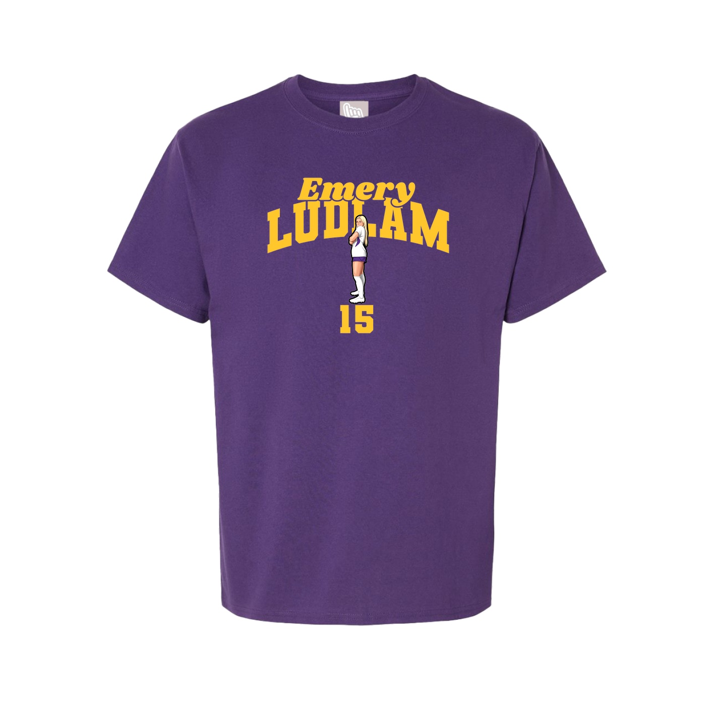 Tee — Signature Arch in Purple