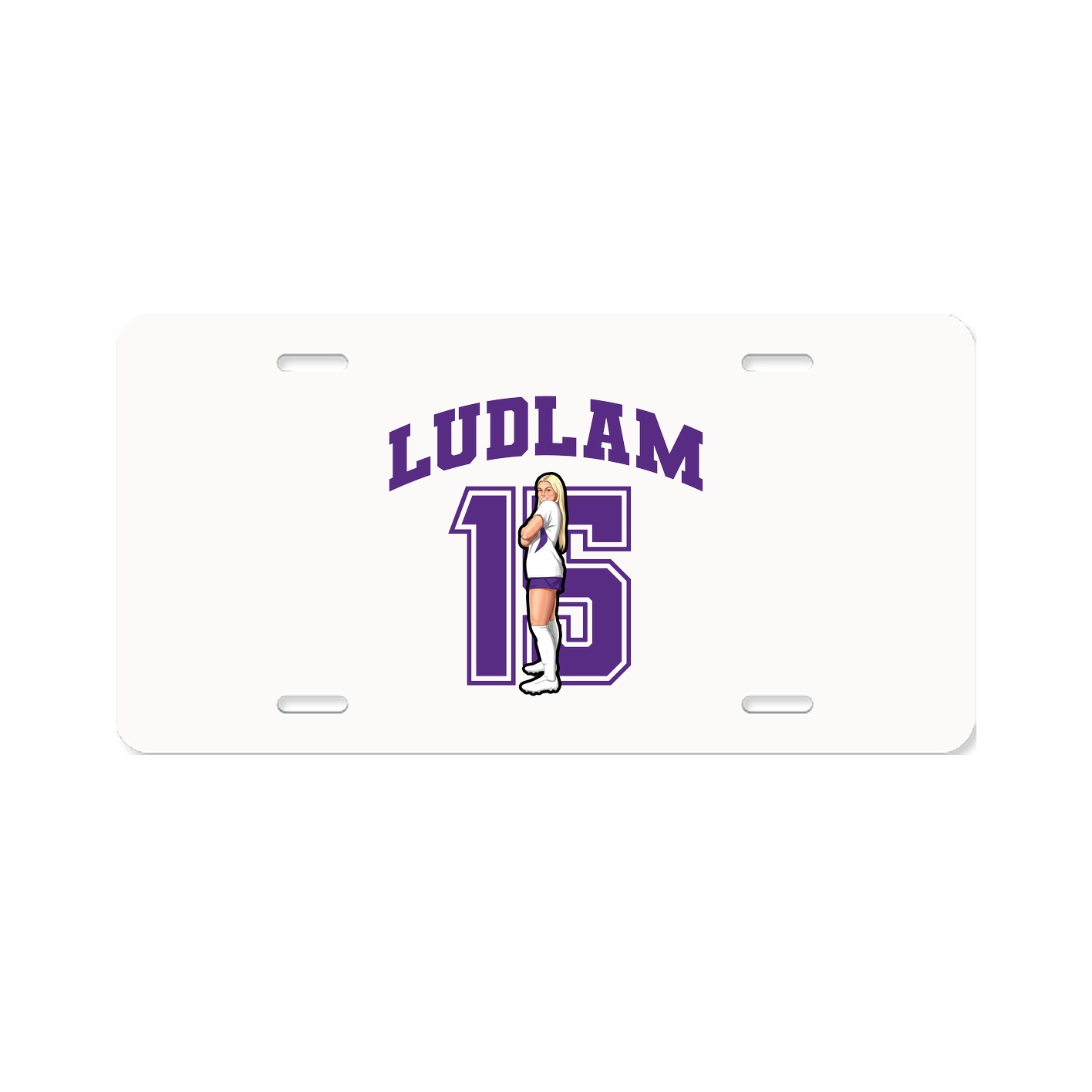 License Plate — Number in Classic