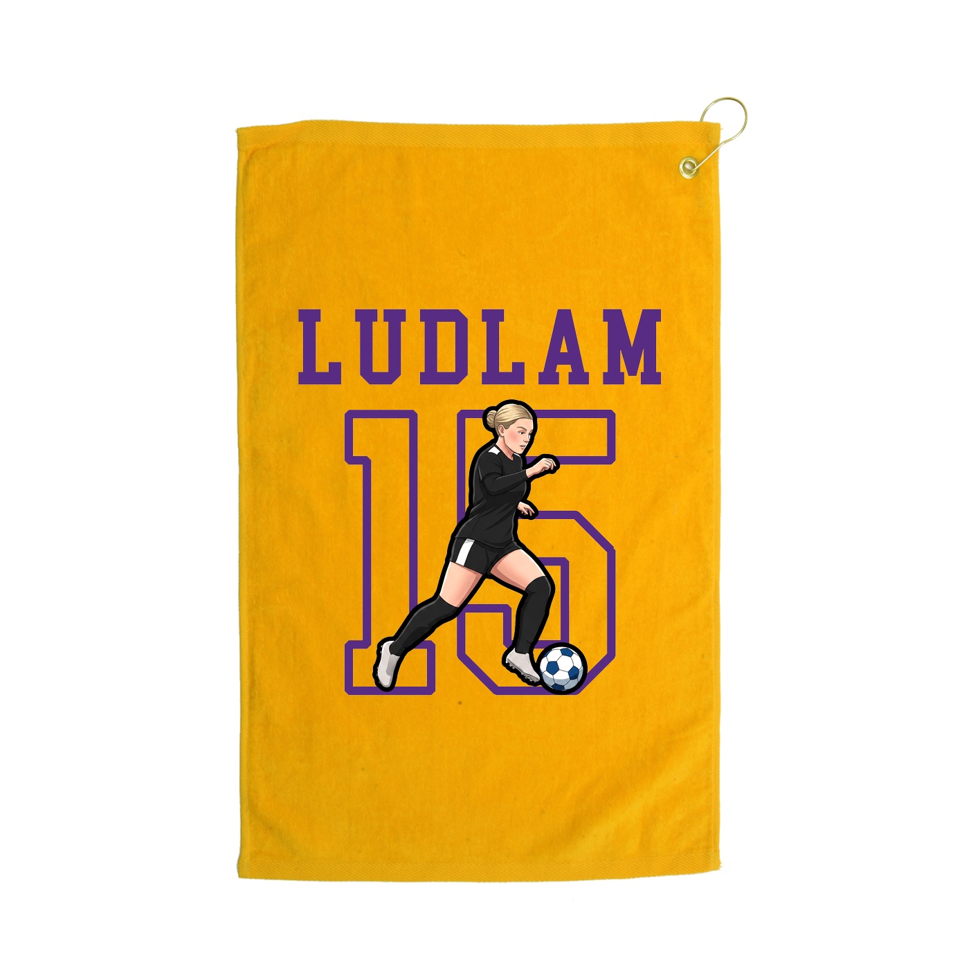 Golf Towel — Shirsey in Gold