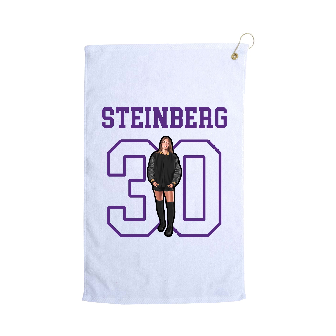 Golf Towel — Shirsey in White