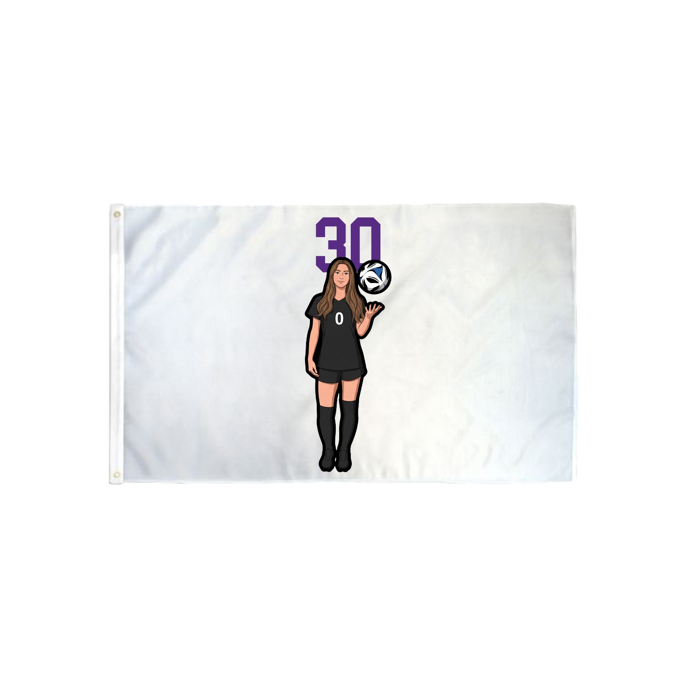 3x5 Flag — Number Top in Classic