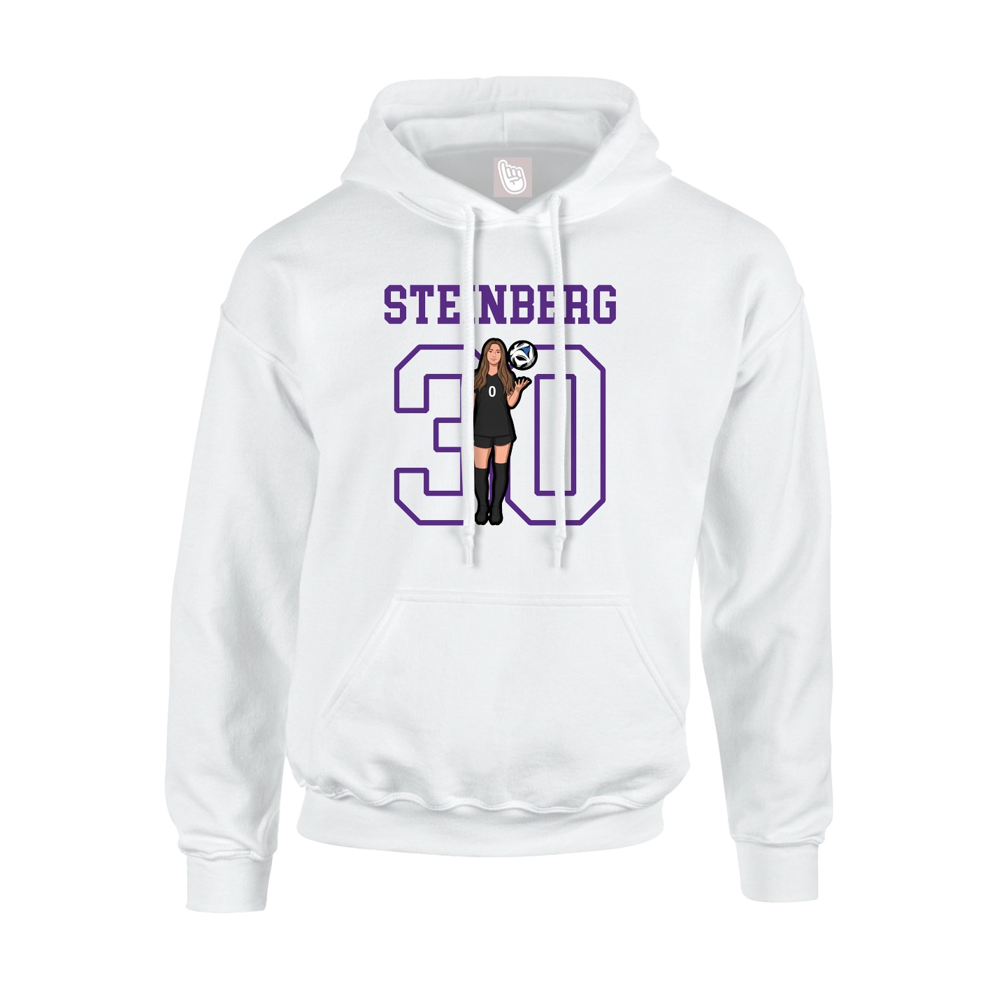 Youth Hoodie — Shirsey in White