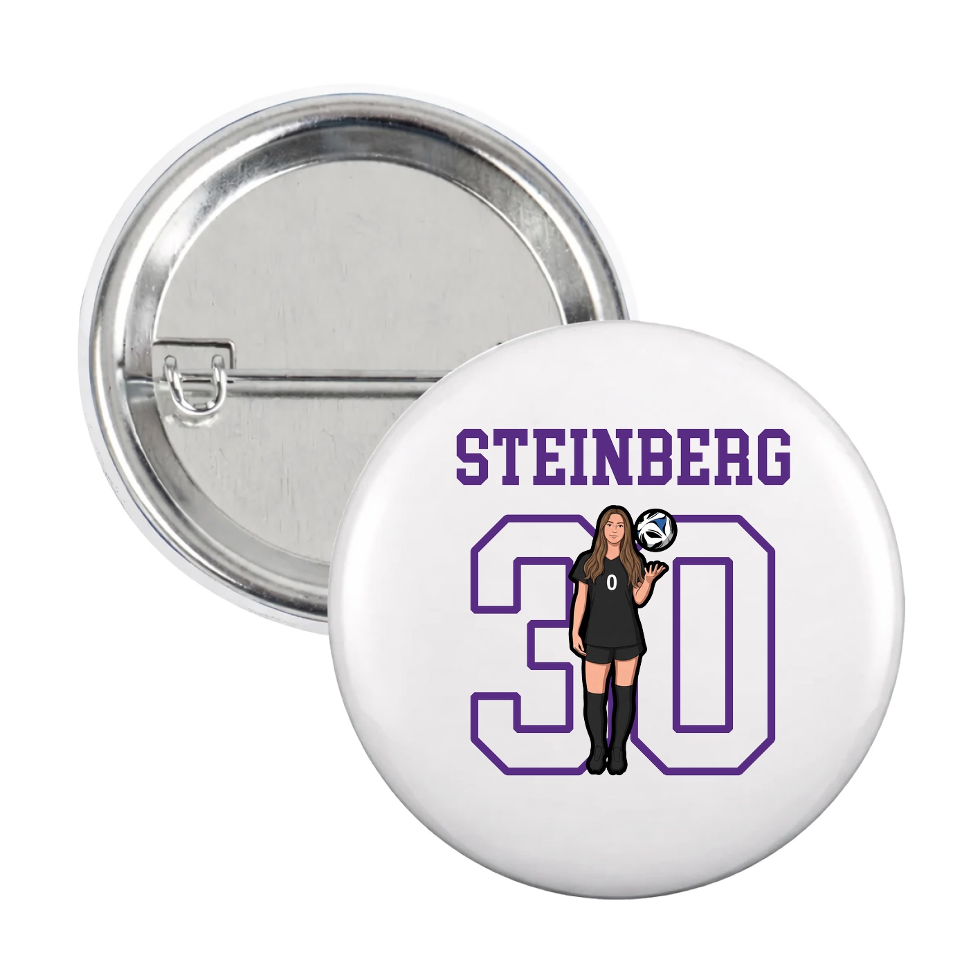Game Day Button — Shirsey in White